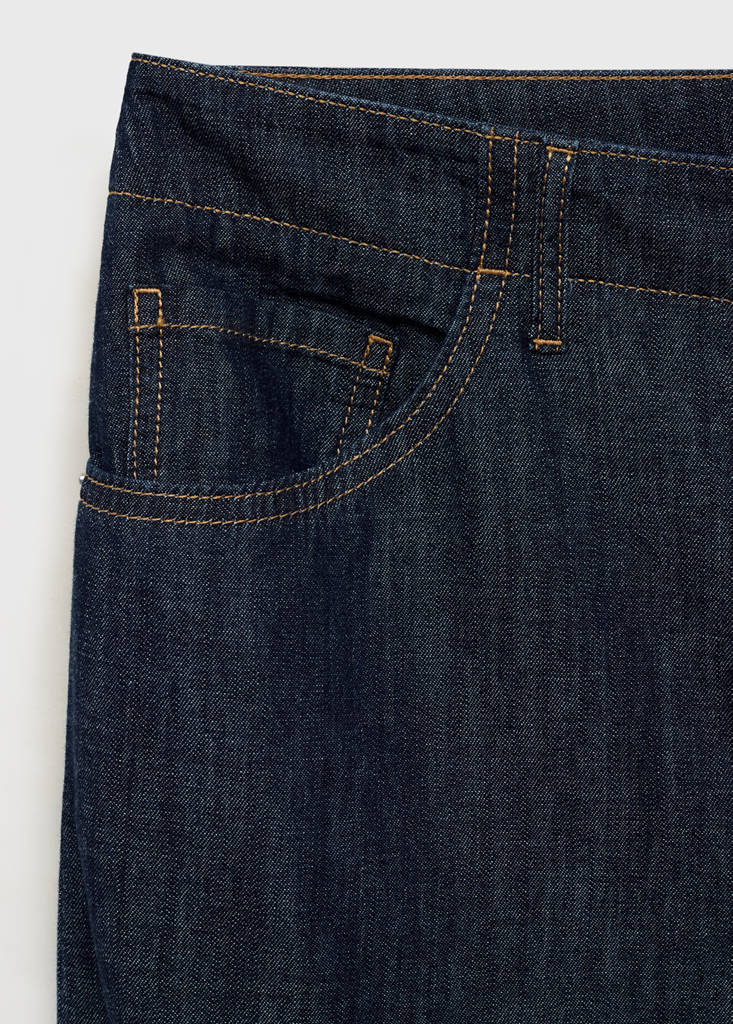 Wide leg mid-rise jeans — Open Blue