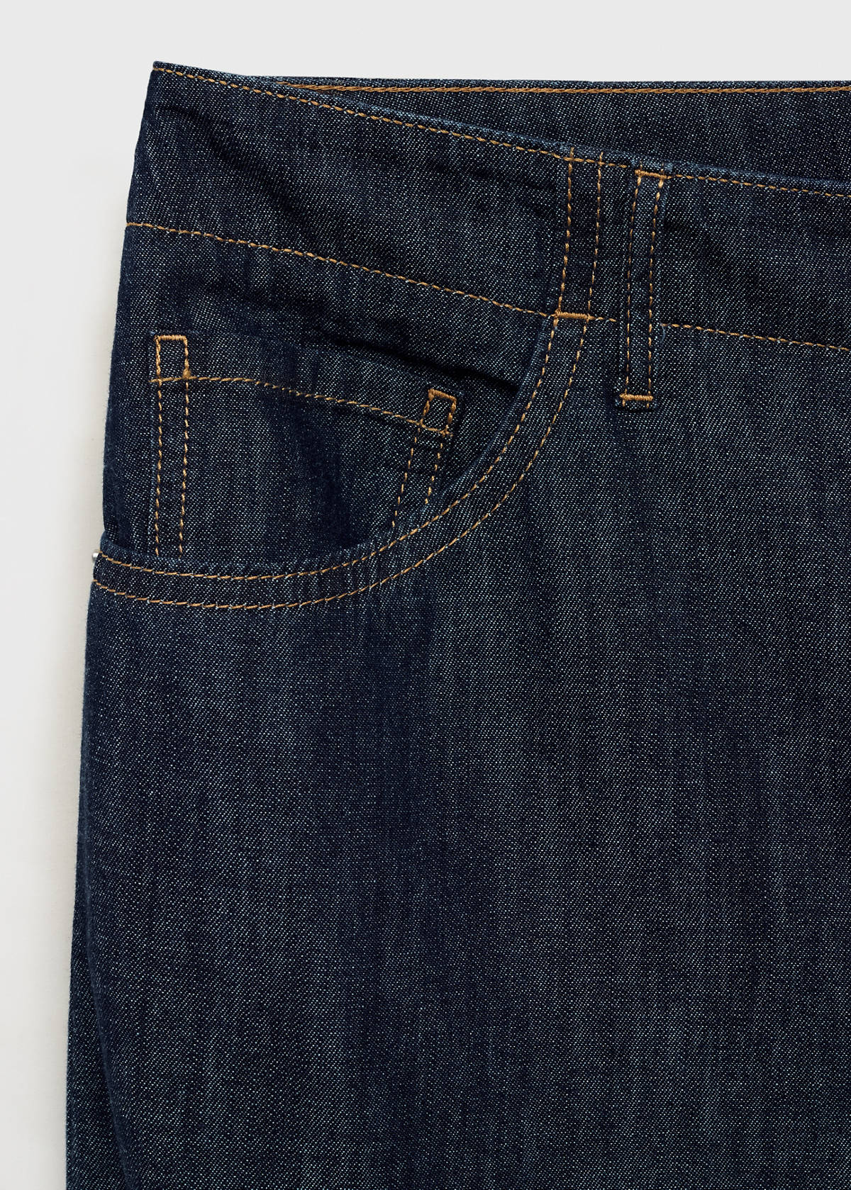 Wide leg mid-rise jeans — Open Blue