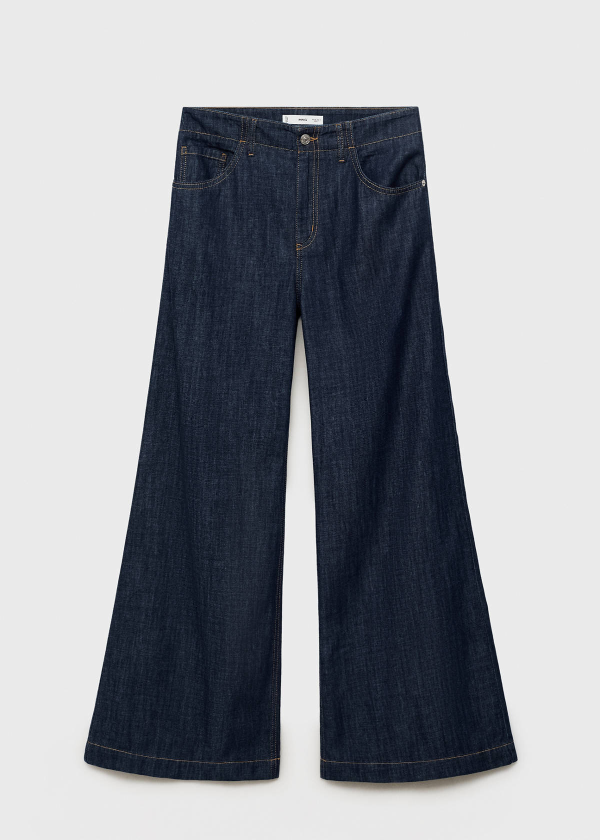 Wide leg mid-rise jeans — Open Blue