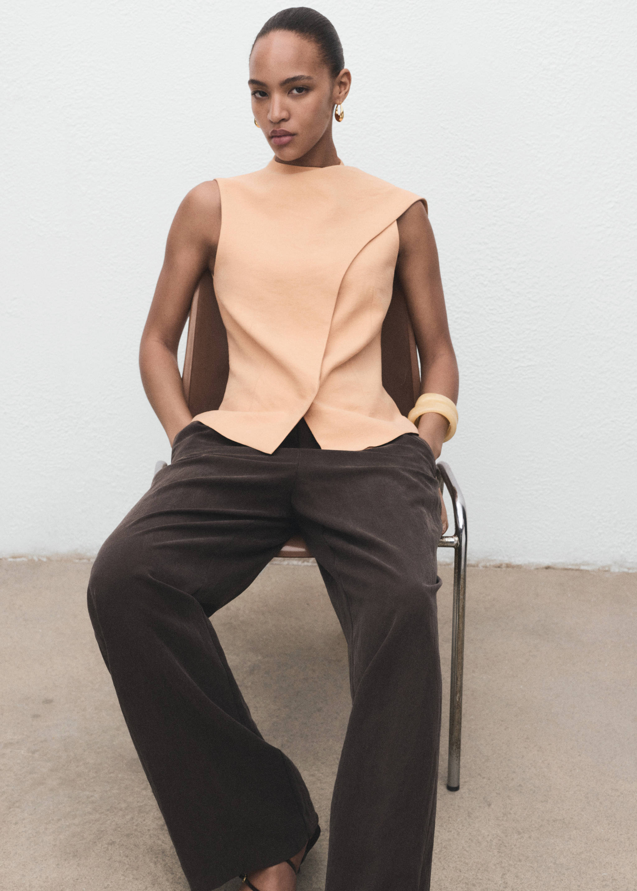 Асимметричный топ с платком - Деталь изделия 6