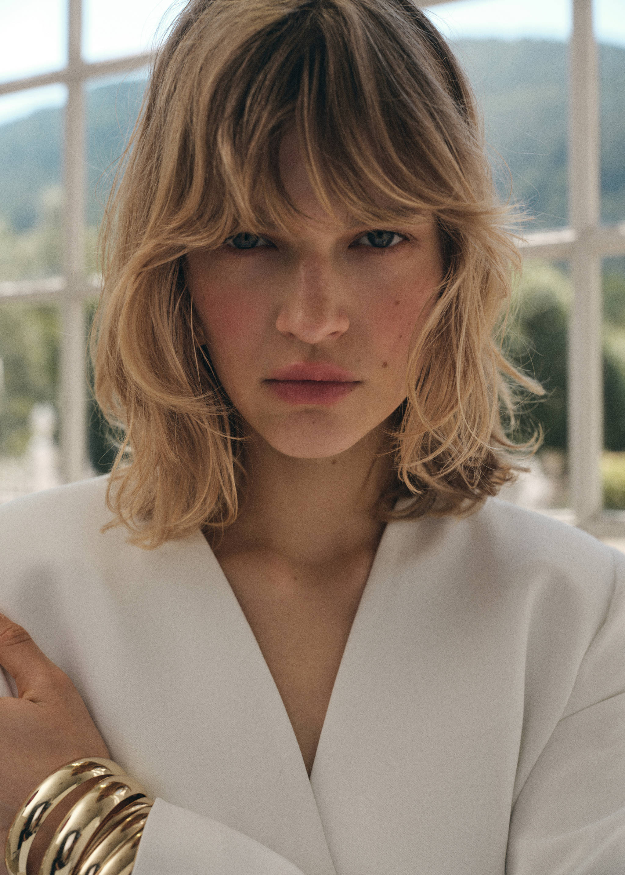 Double-breasted suit blazer - Details of the article 1