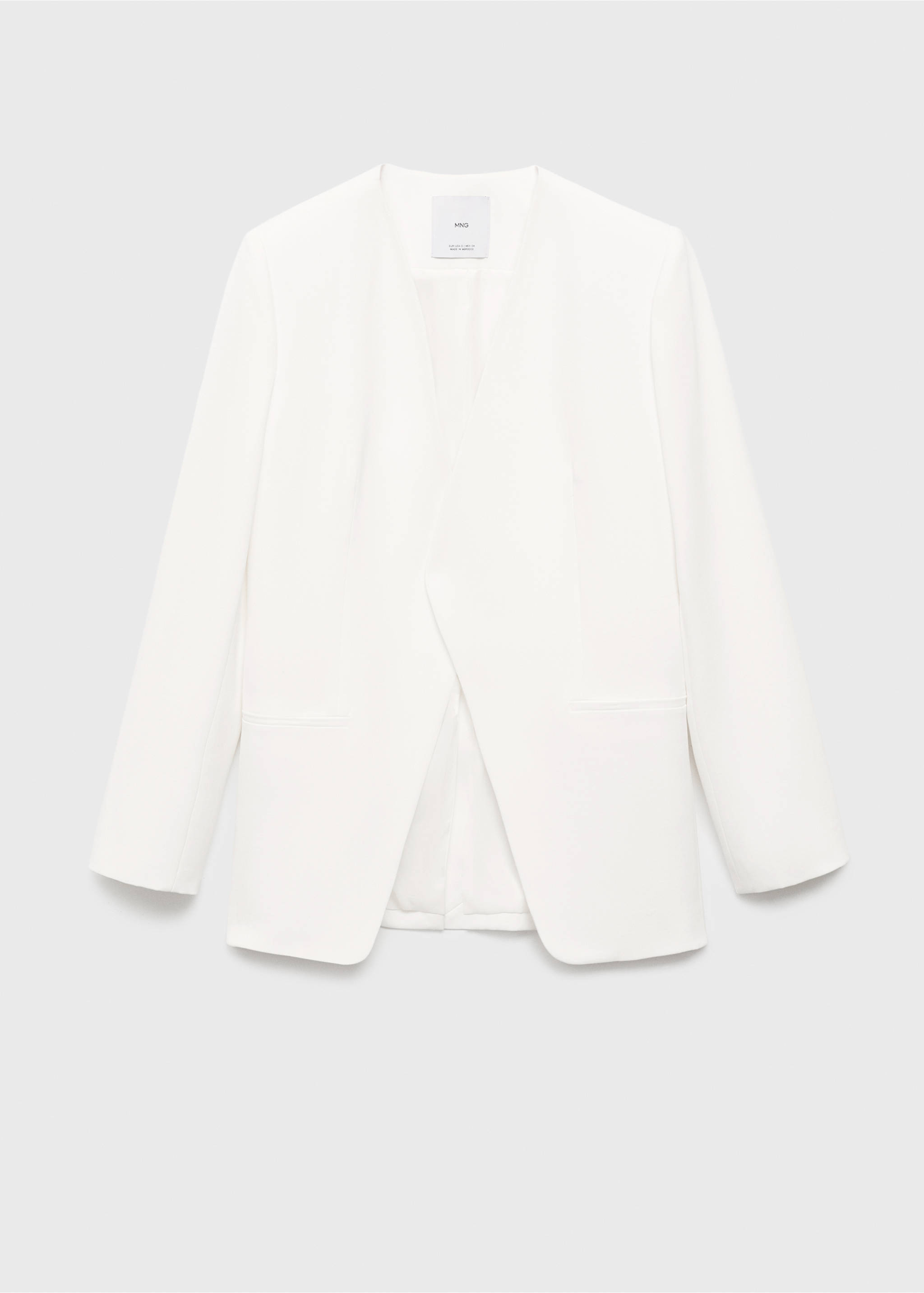 Blazer costume croisé - Article sans modèle, Blanc. Ref: 17044147-00.