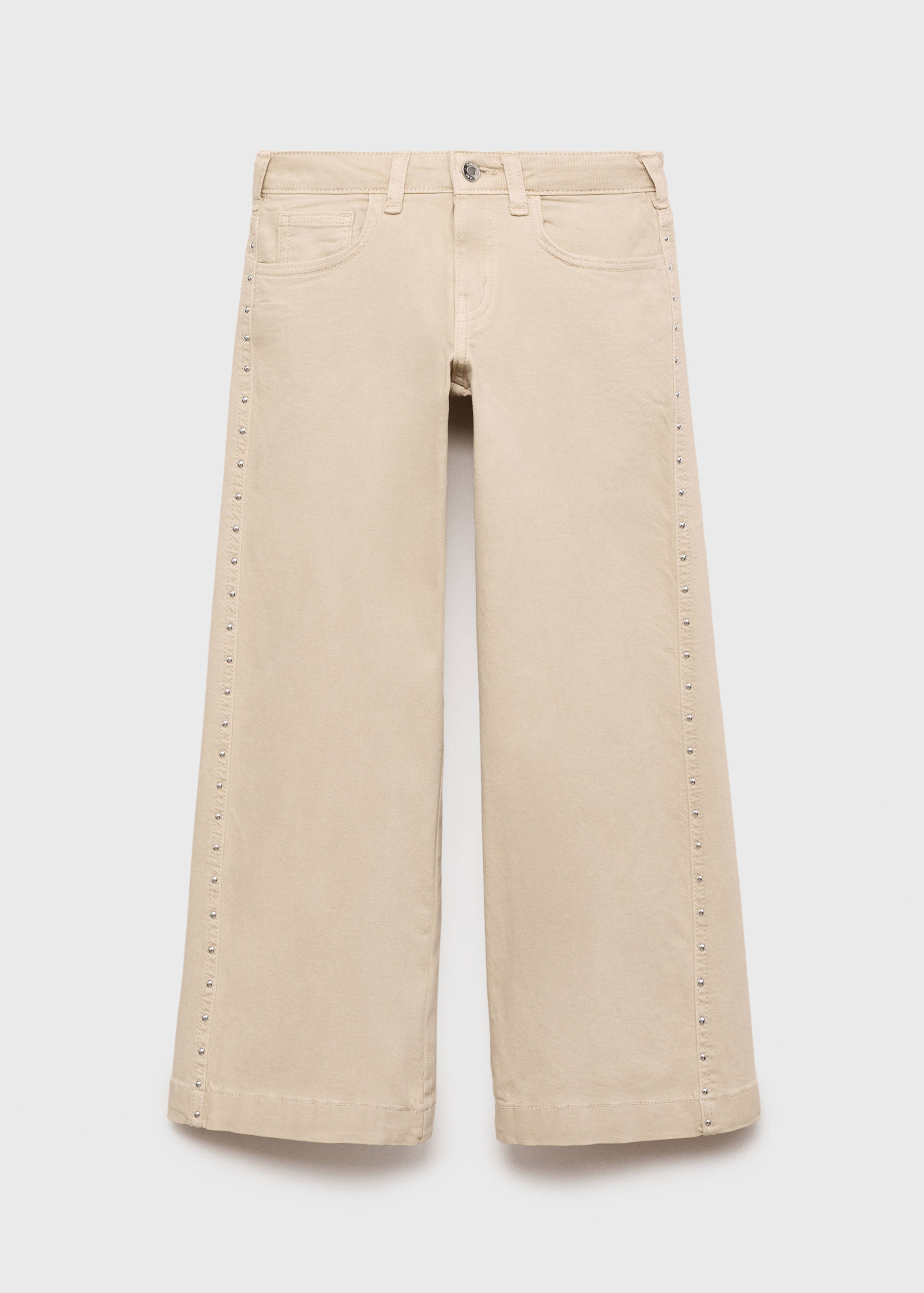 Low-waist studded jeans - Article without model