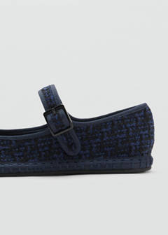 Tweed ballet flats — Black 3