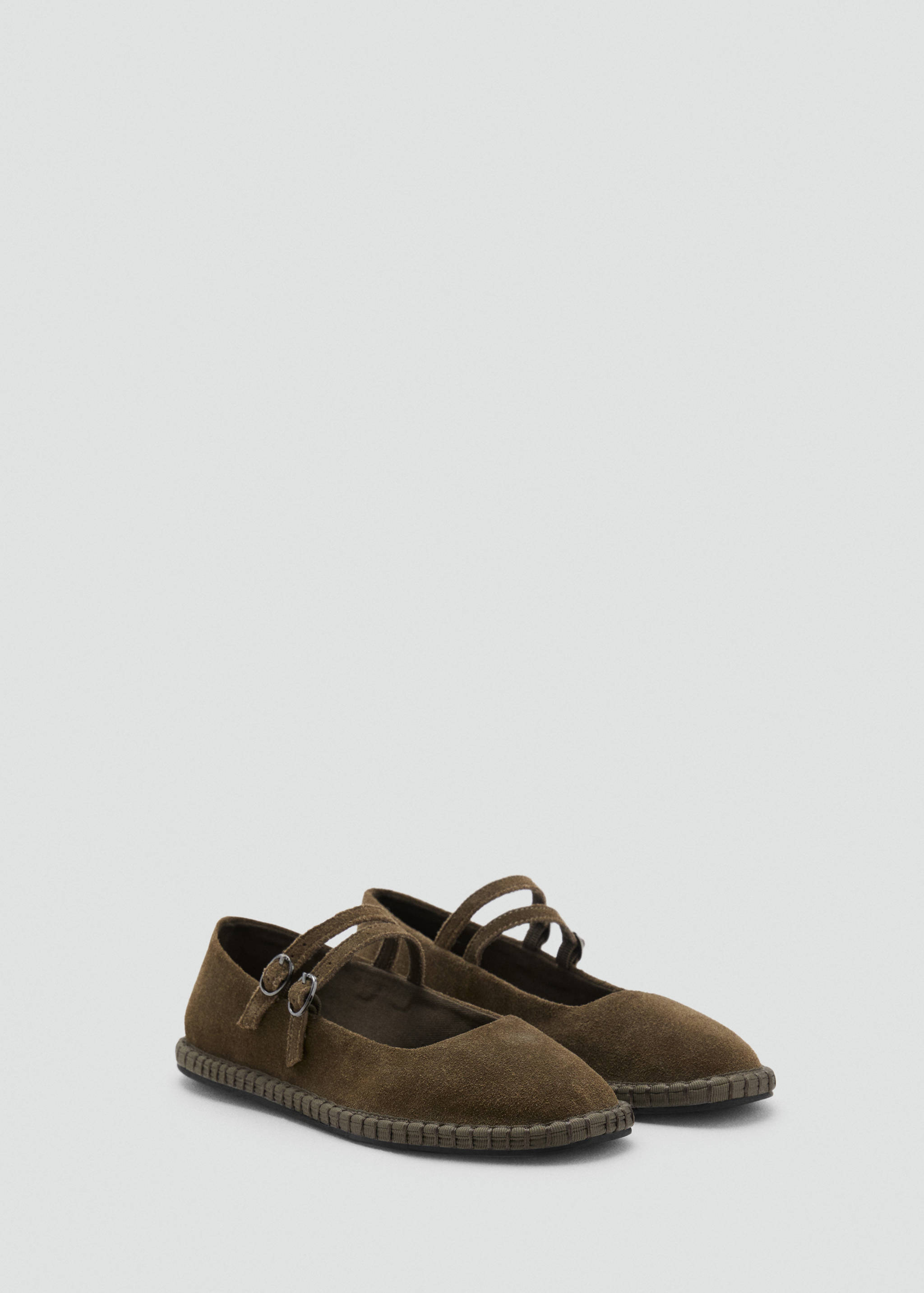 Suede ballet flats - Medium plane