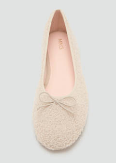 Sheepskin ballet flats — Off White 5