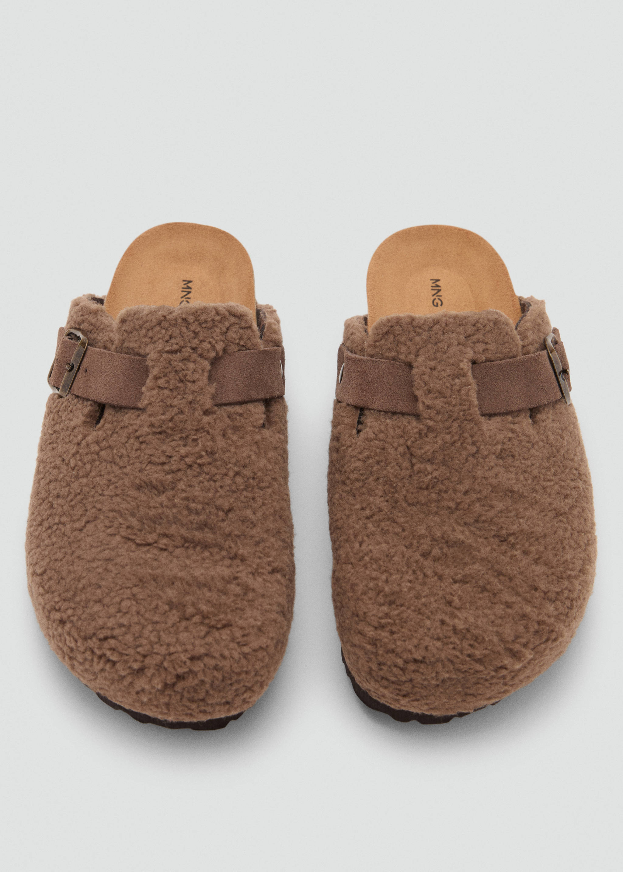 Faux-shearling clogs - Details of the article 2