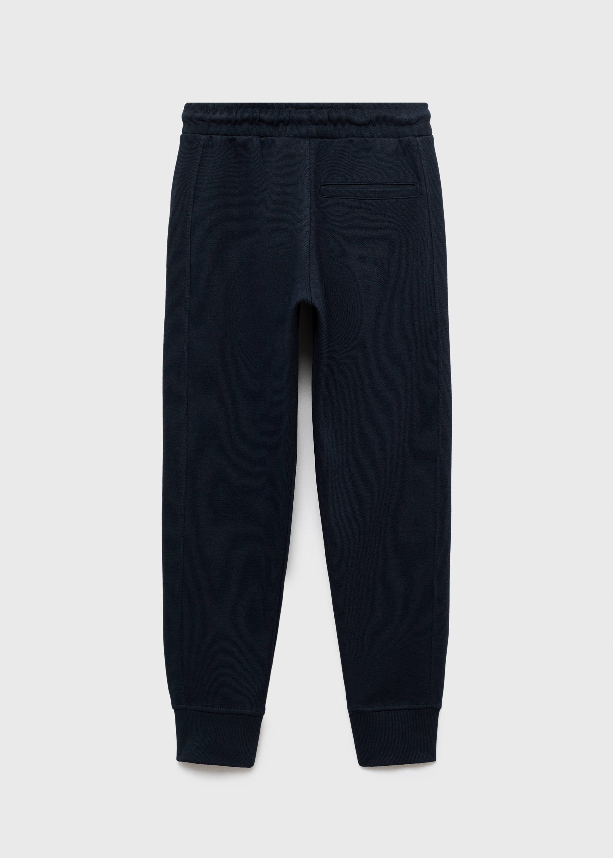 Pique jogger pants - Reverse of the article