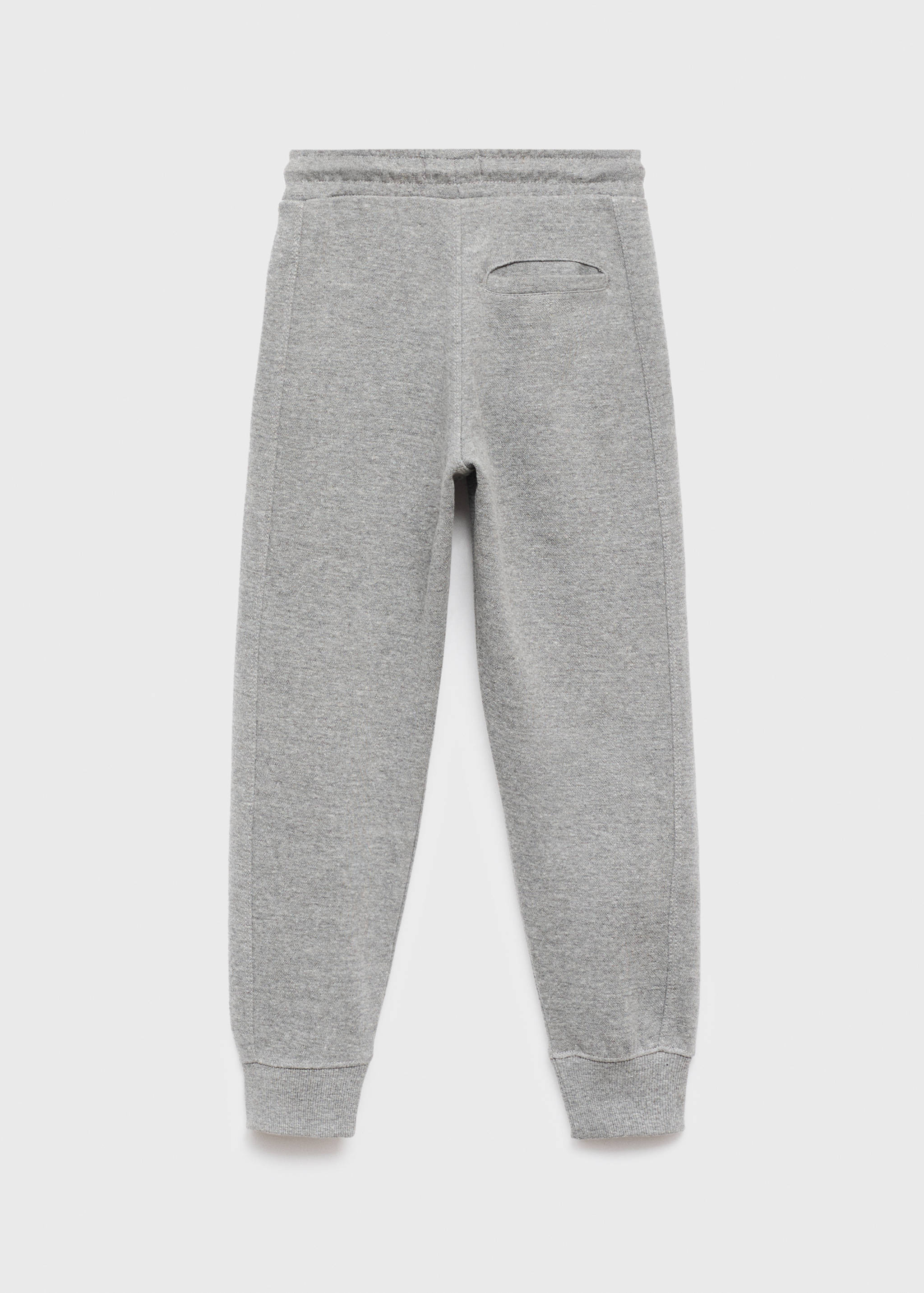 Pique jogger pants - Reverse of the article
