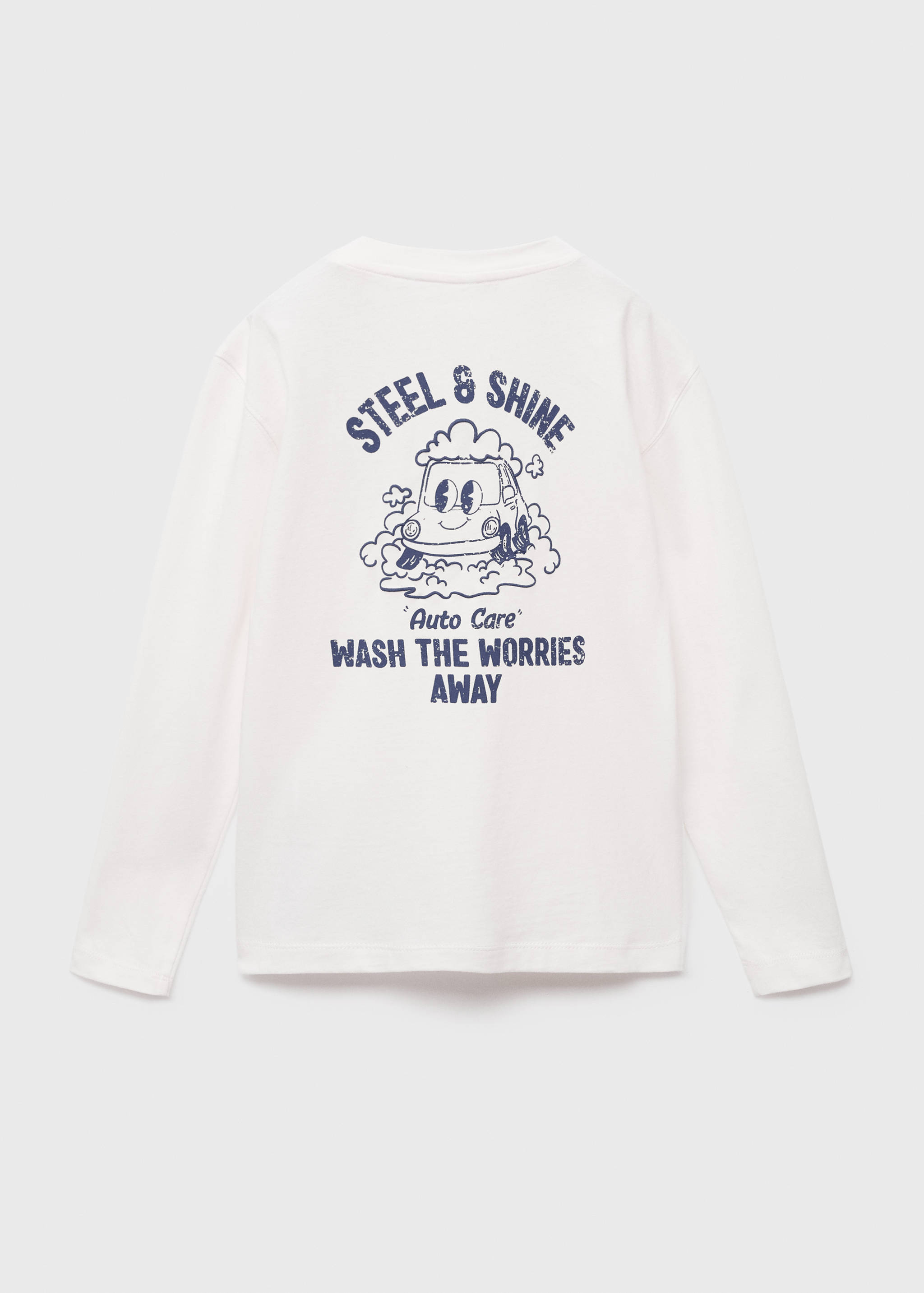 Embossed cotton t-shirt - Reverse of the article