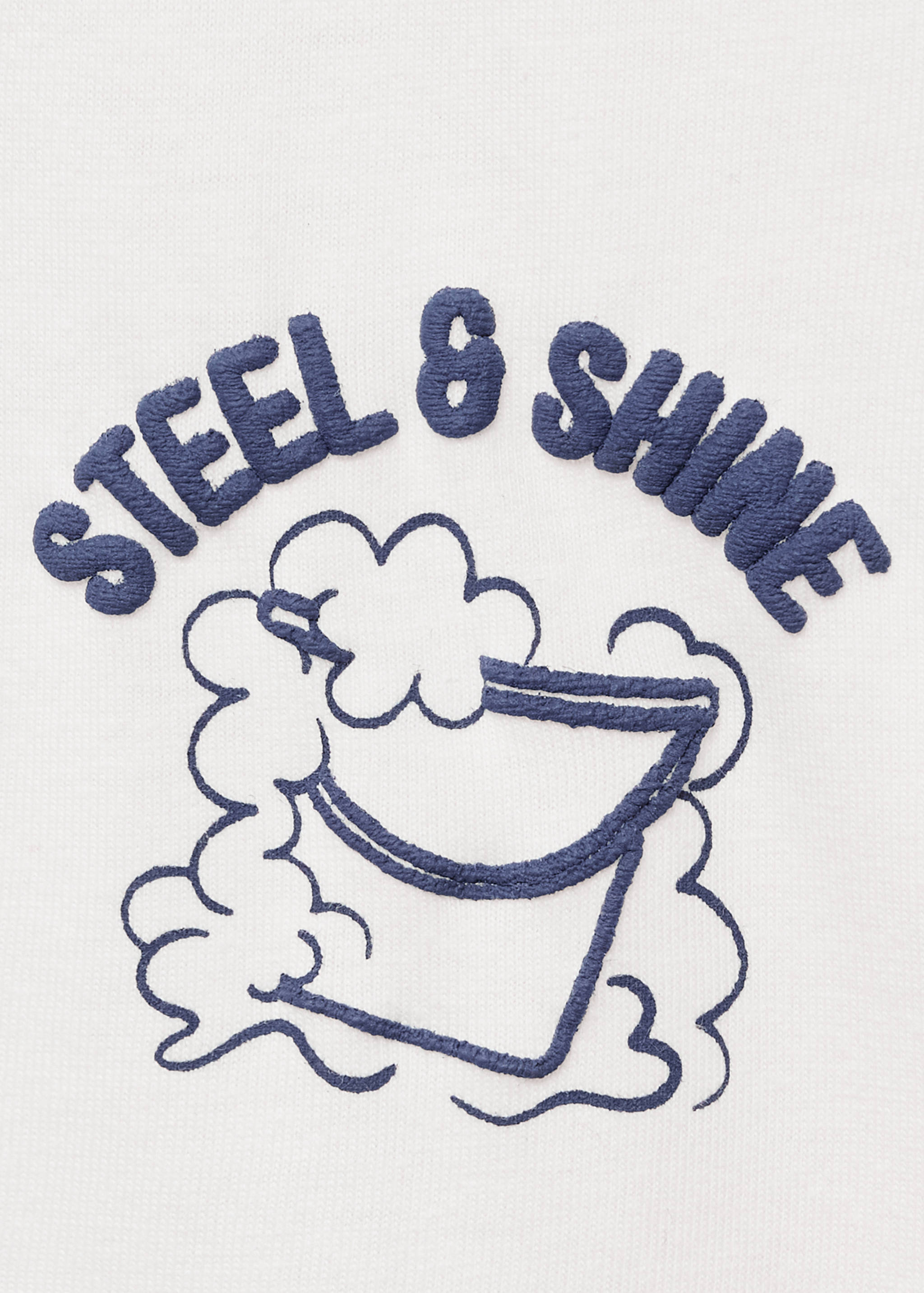 Embossed cotton t-shirt - Details of the article 0