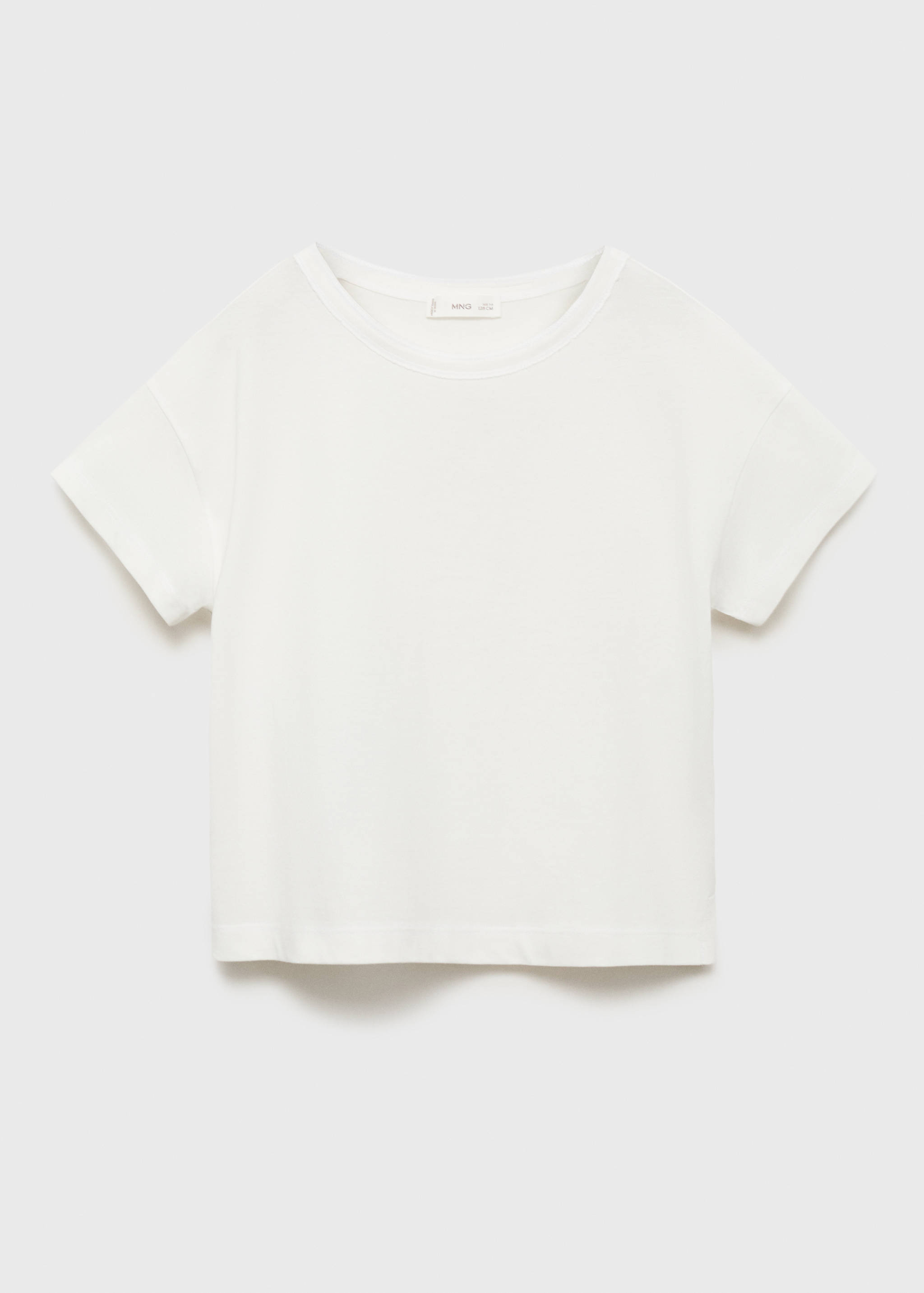 Plain cotton t-shirt - Article without model