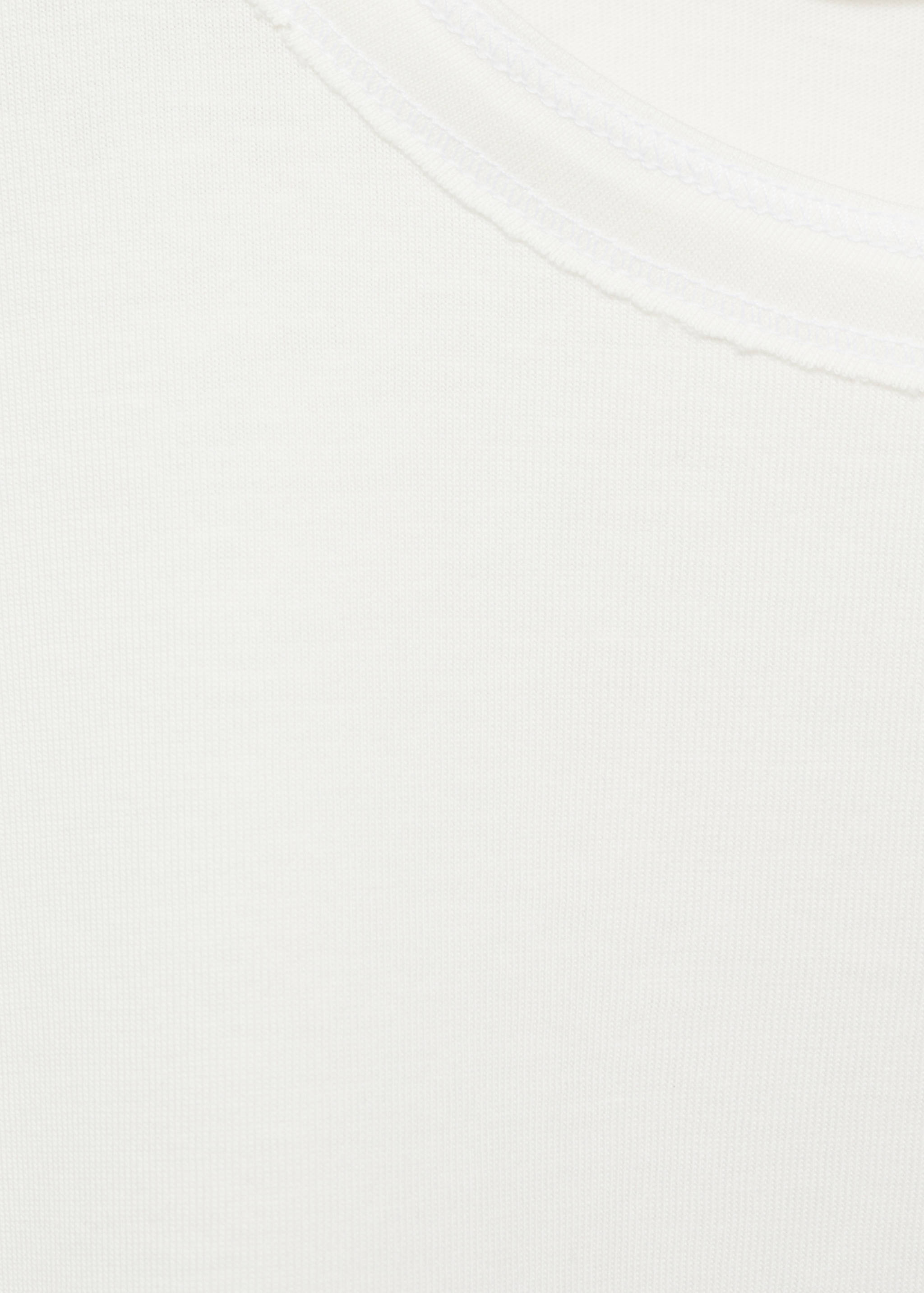 Plain cotton t-shirt - Details of the article 8