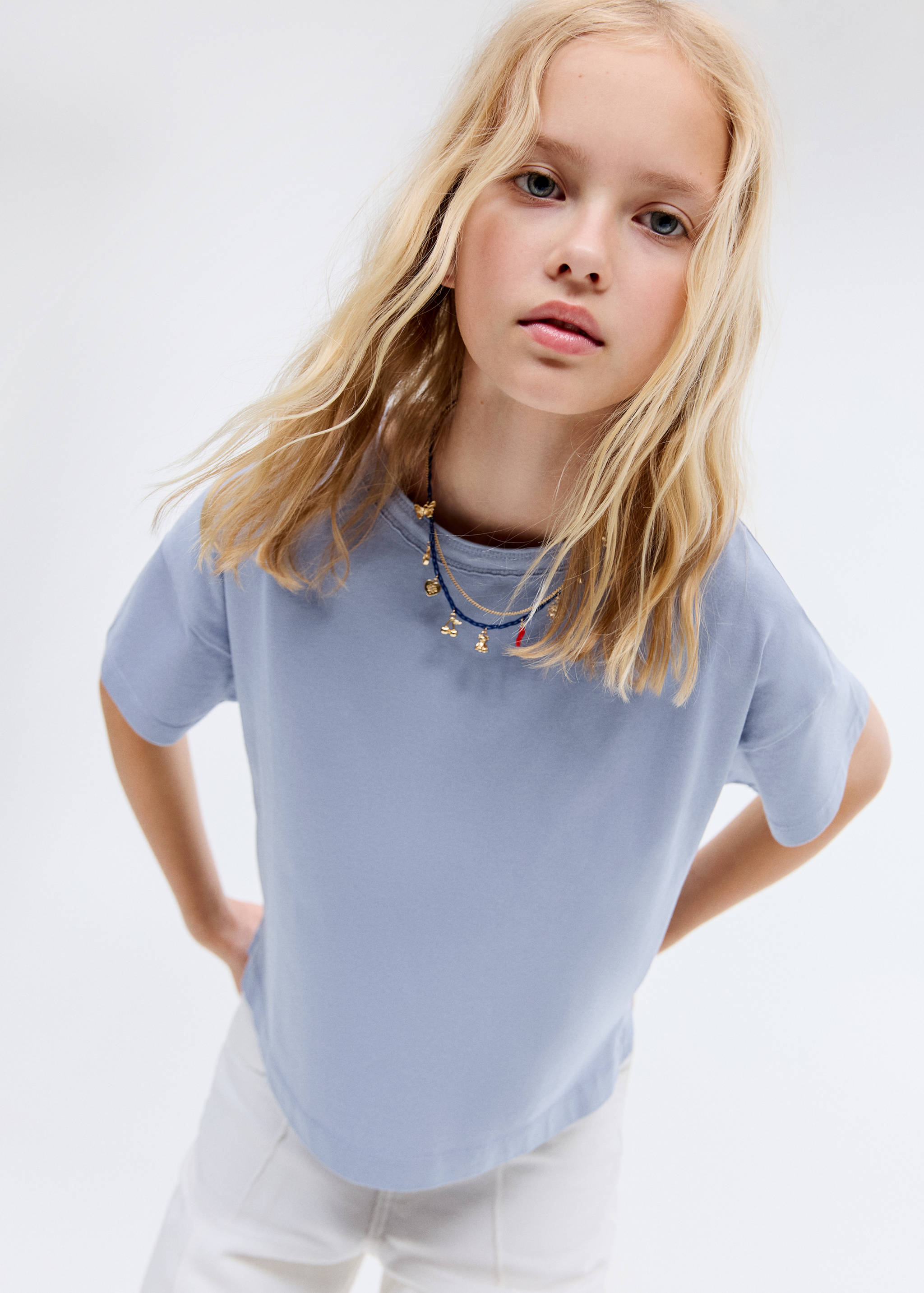 Plain cotton t-shirt - Medium plane