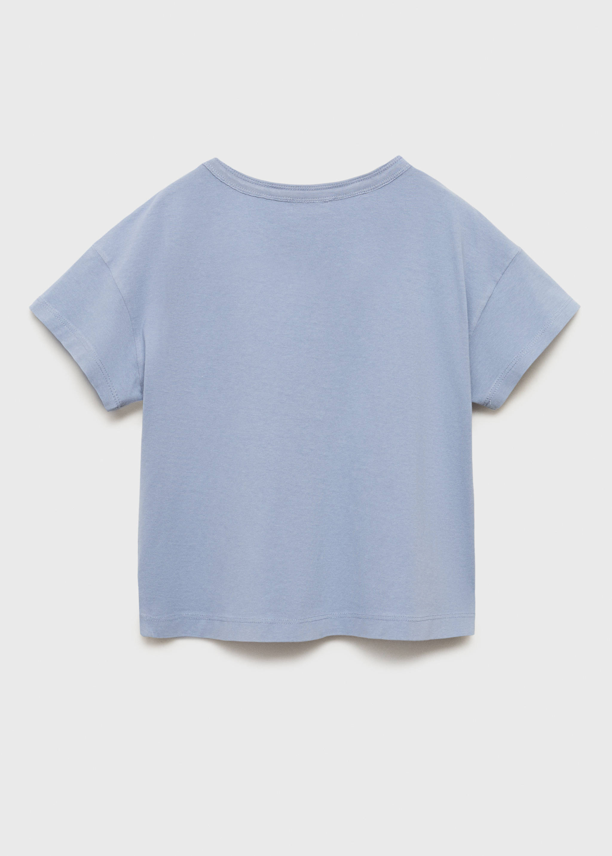 Plain cotton t-shirt - Reverse of the article