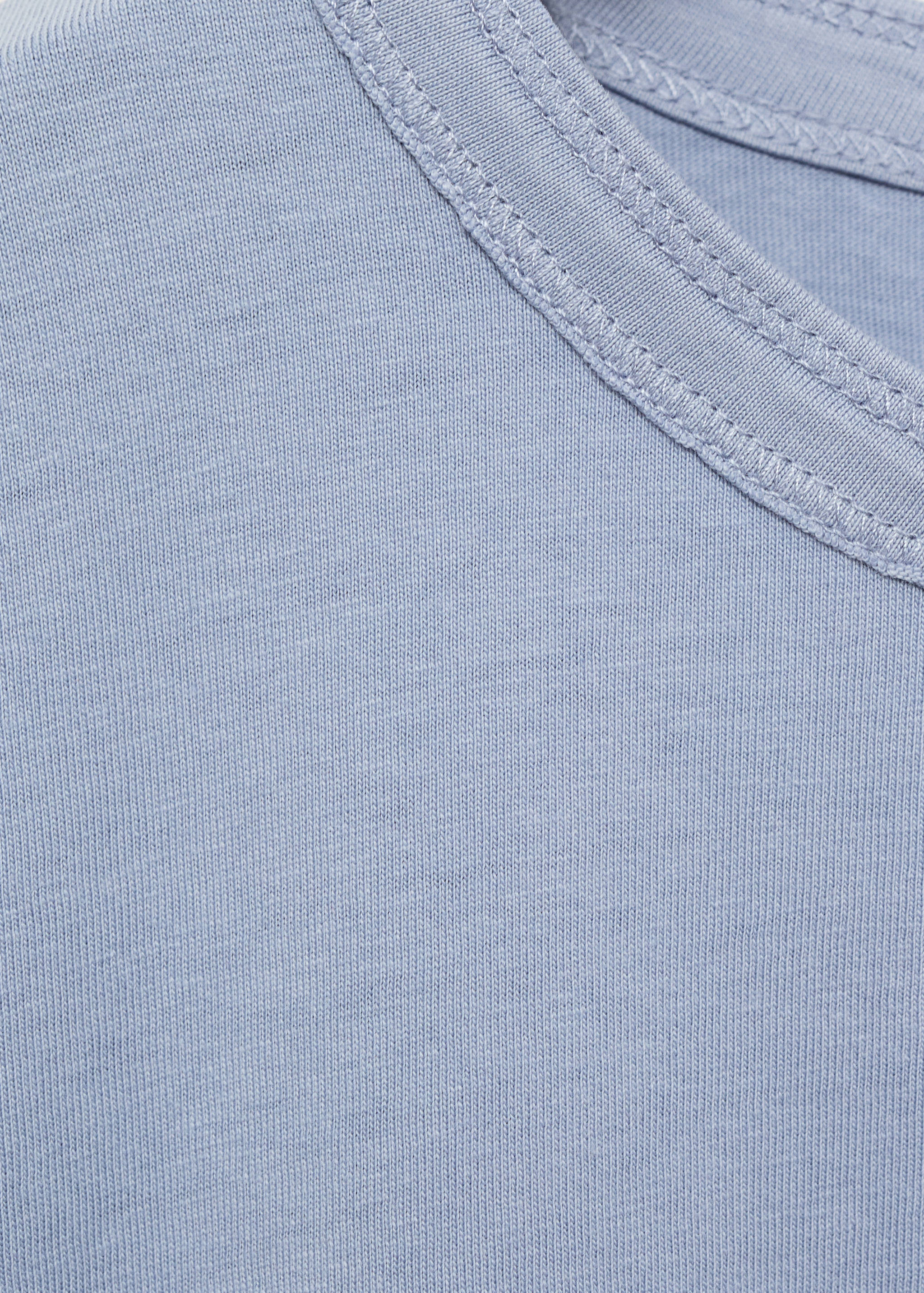 Plain cotton t-shirt - Details of the article 8