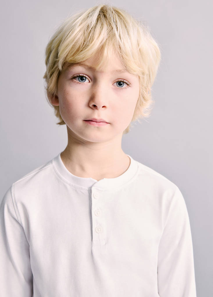 Long sleeve cotton t-shirt — Off White