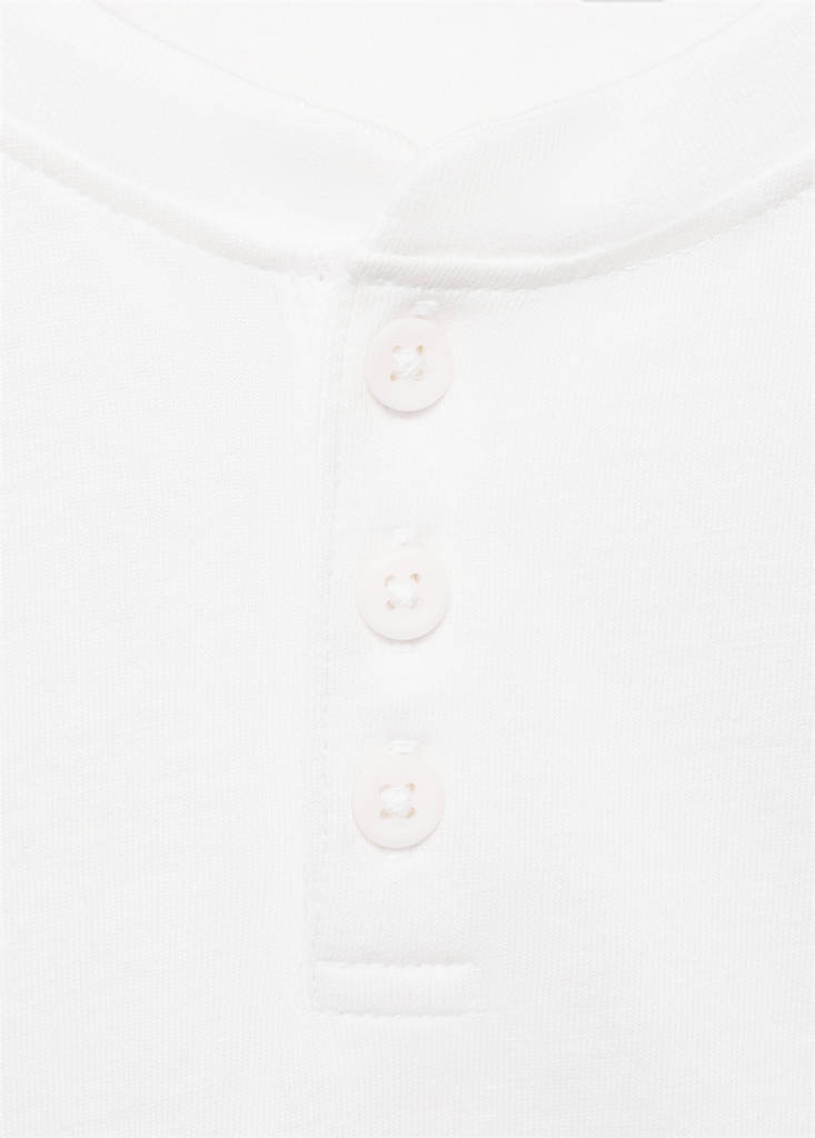 Long sleeve cotton t-shirt — Off White