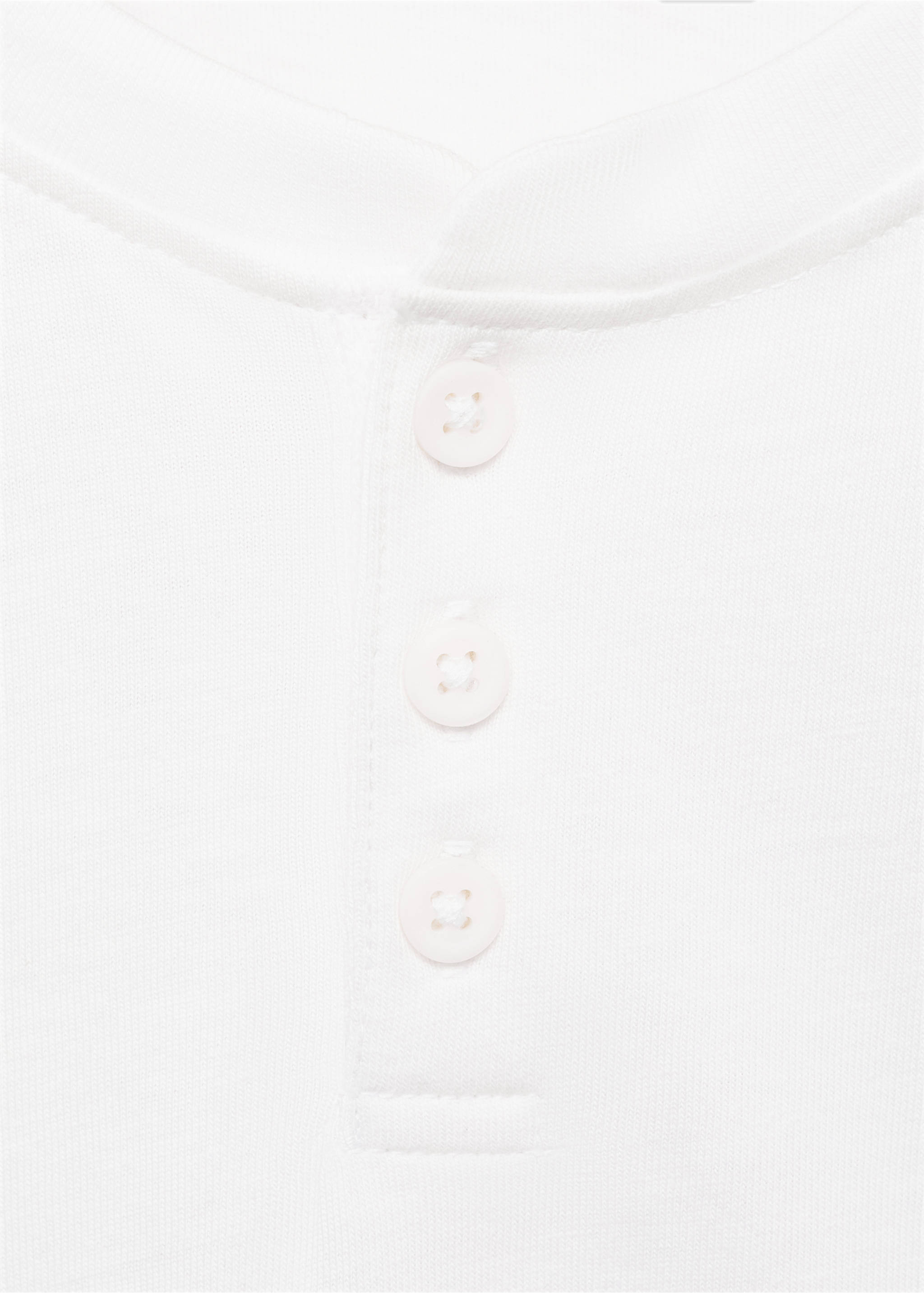 Camiseta algodón manga larga - Detalle del artículo 8, Blanco roto. Ref: 17044421-00.