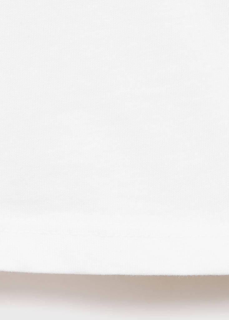 Long sleeve cotton t-shirt — Off White