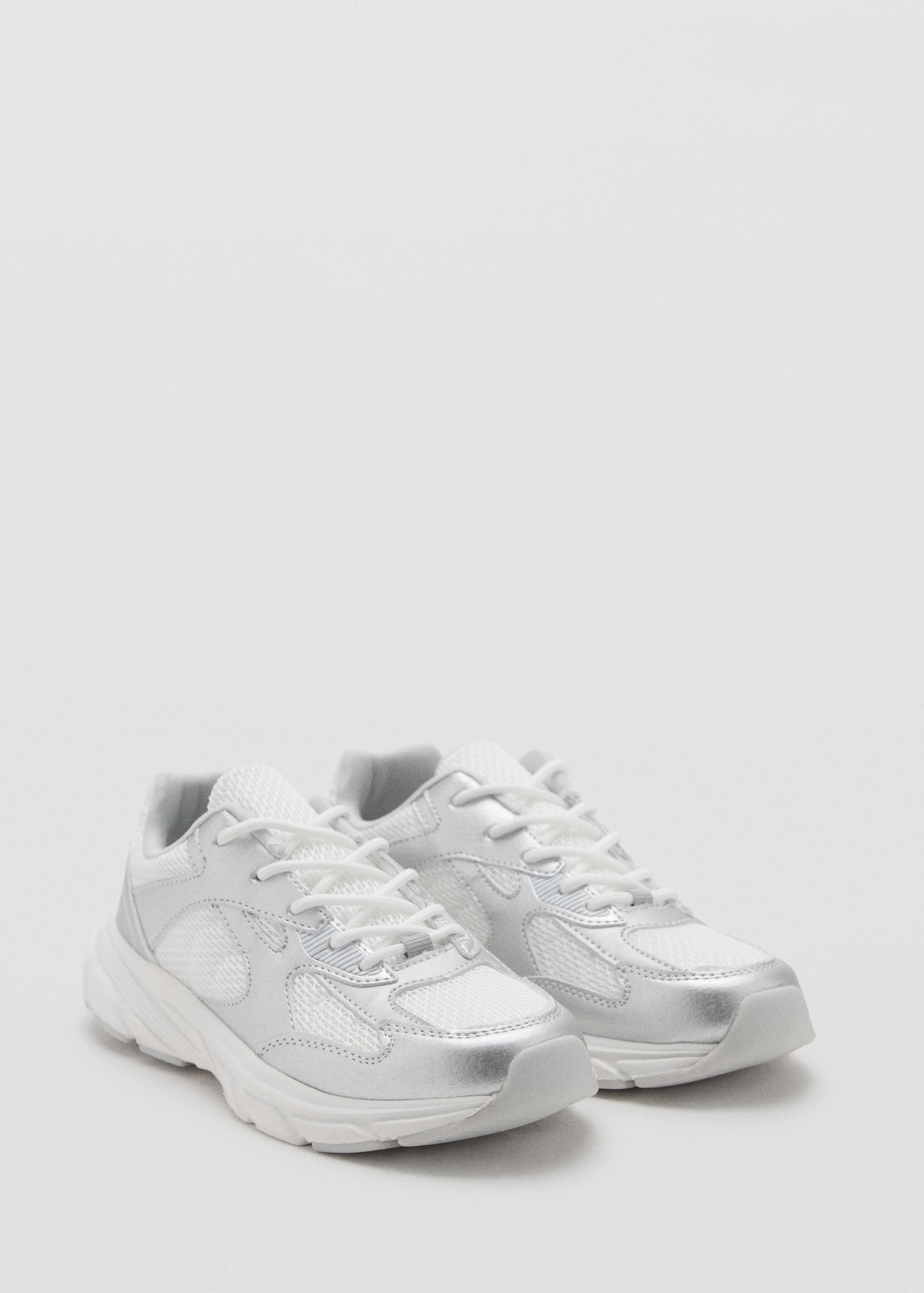 Combined trainers with laces - Medium plane