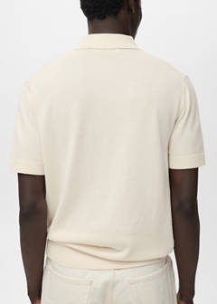 Cotton knitted polo shirt — Off White 3