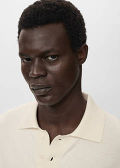 Cotton knitted polo shirt — Off White 4