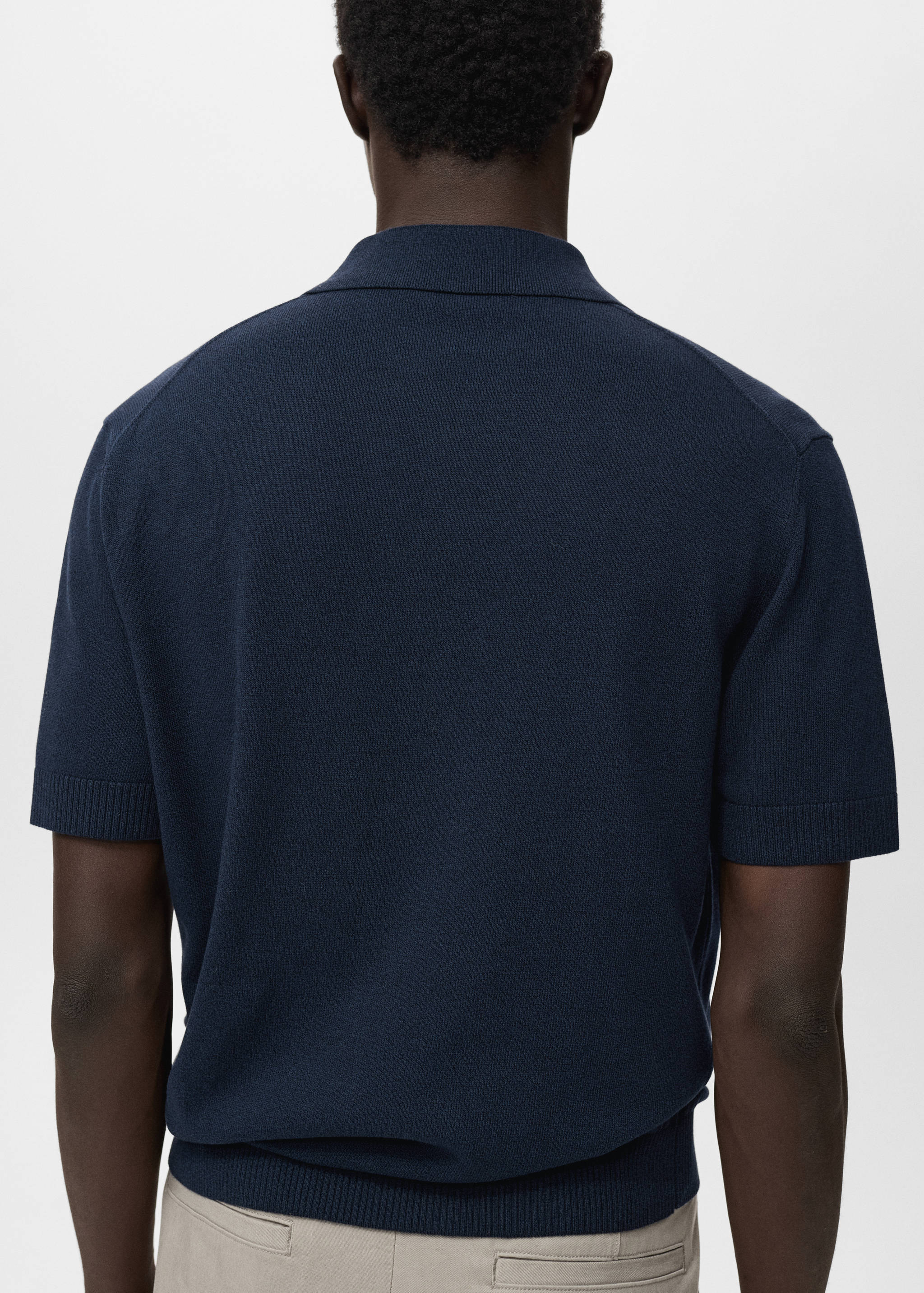 Polo punto algodón - Reverso del artículo