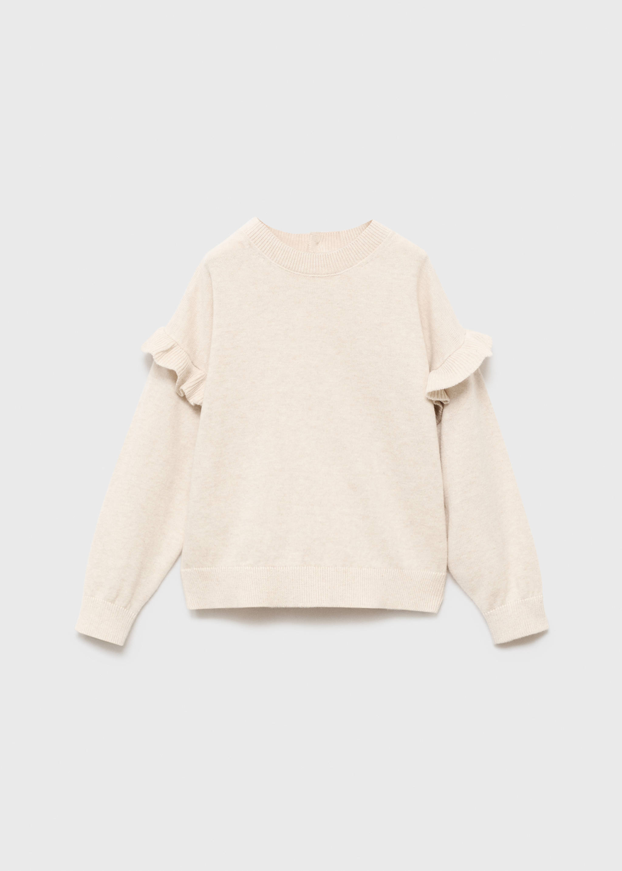 Ruffle knitted sweater - Article without model