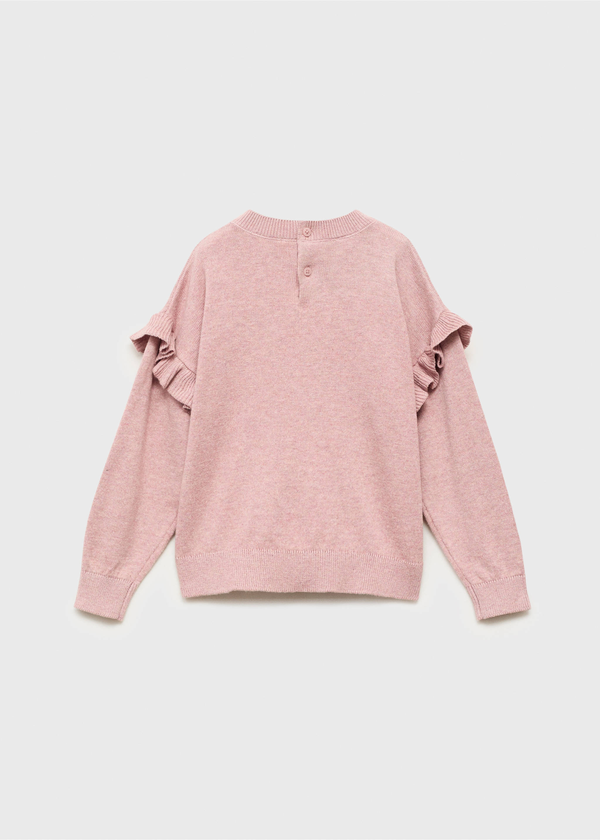 Jersey punto volantes - Reverso del artículo, Rosa. Ref: 17044432-00.