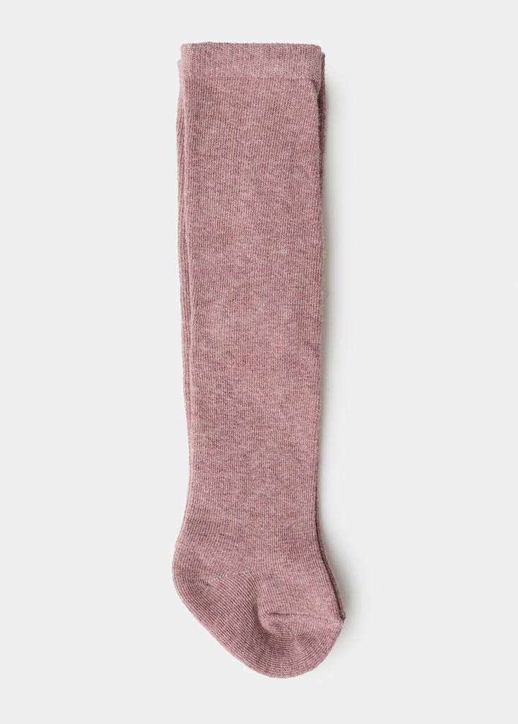 MANGO KIDS - Collants en maille bordeaux - 6-12 mois - Nouveau-nés