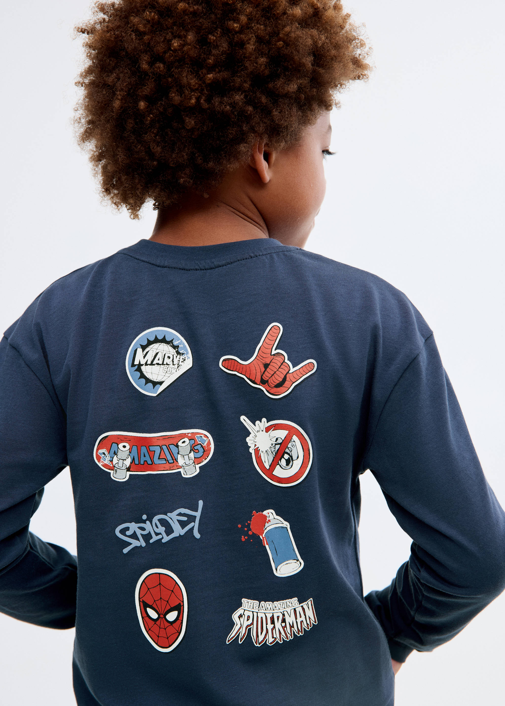 T-shirt Spider-Man - Versi terbalik dari barang