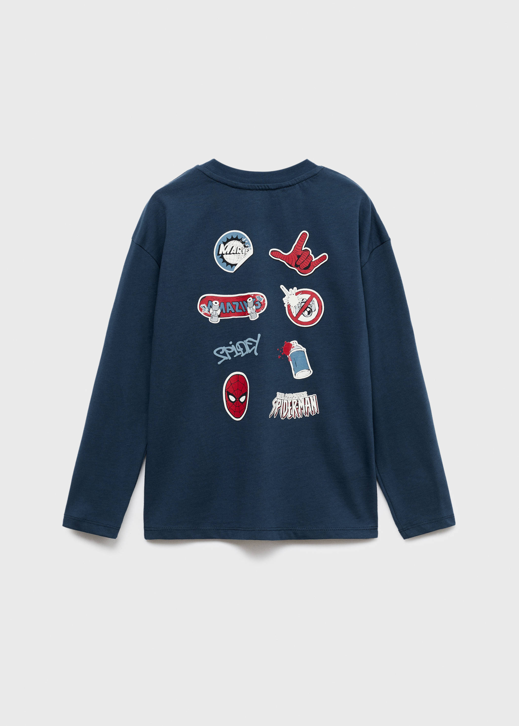 Spider-Man T-shirt - Reverse of the article