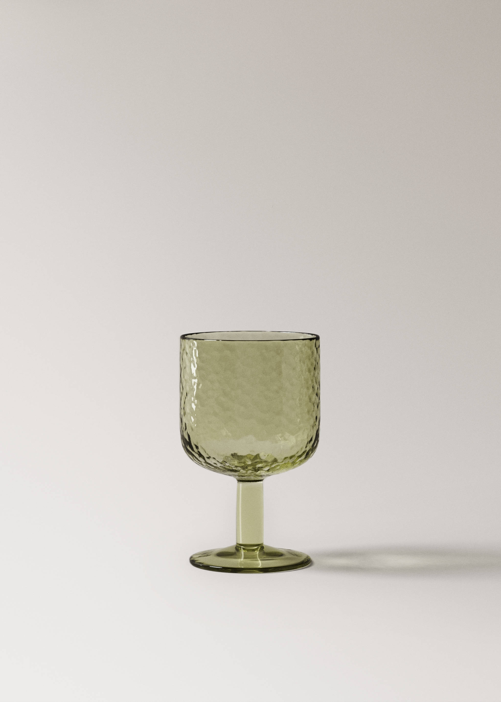 Hammered stem glass - Article without model
