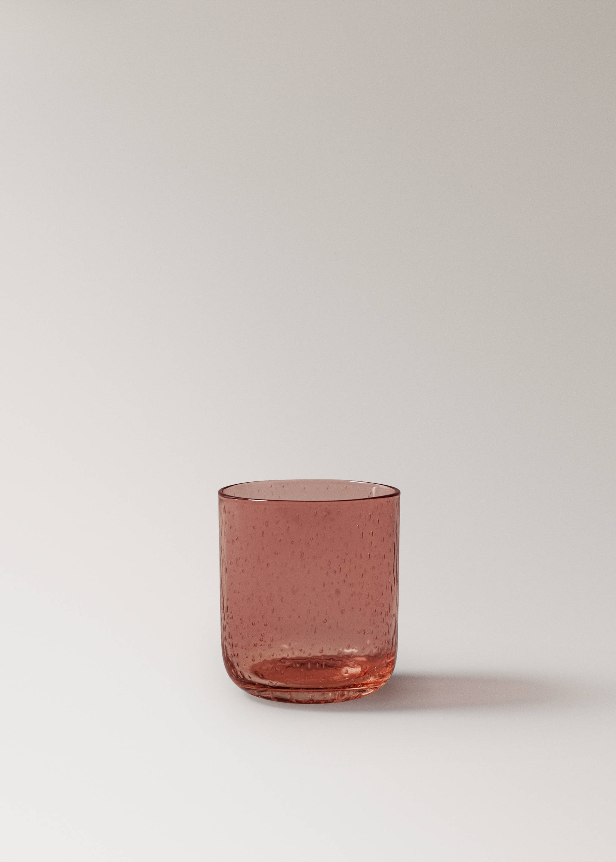 Bubble-design glass vase - Article without model