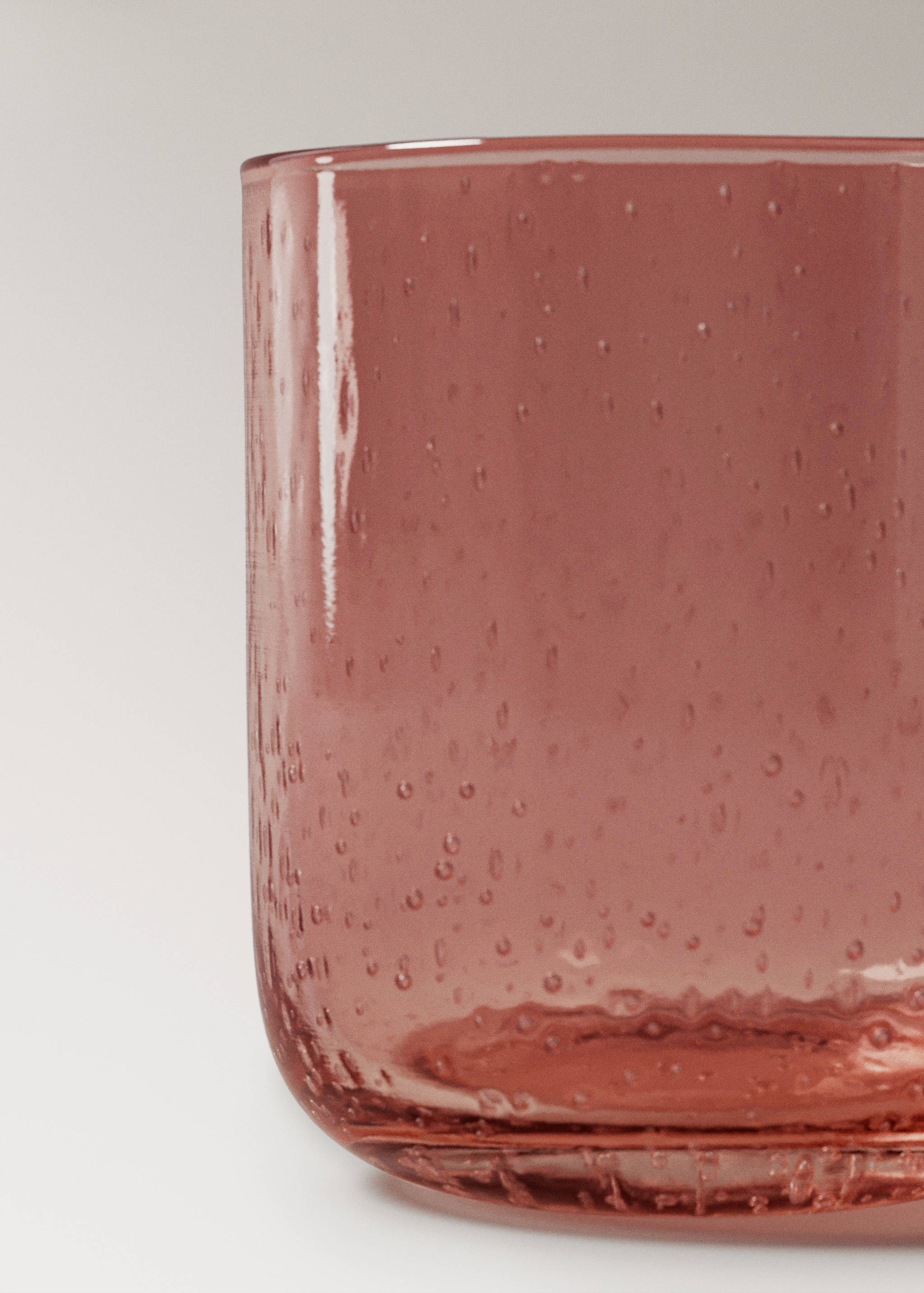 Bubble-design glass vase - Details of the article 1