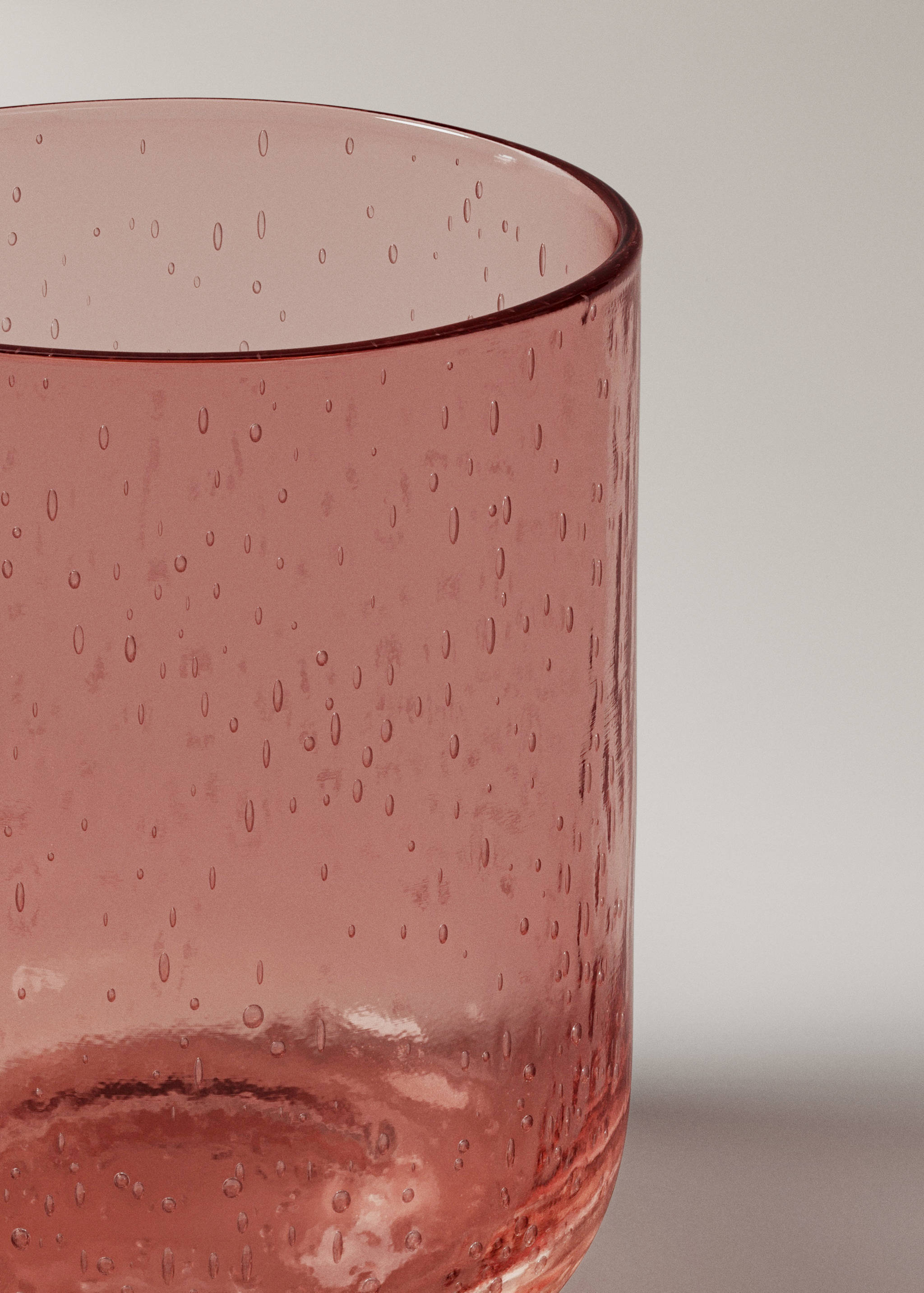 Bubble-design glass vase - Details of the article 2