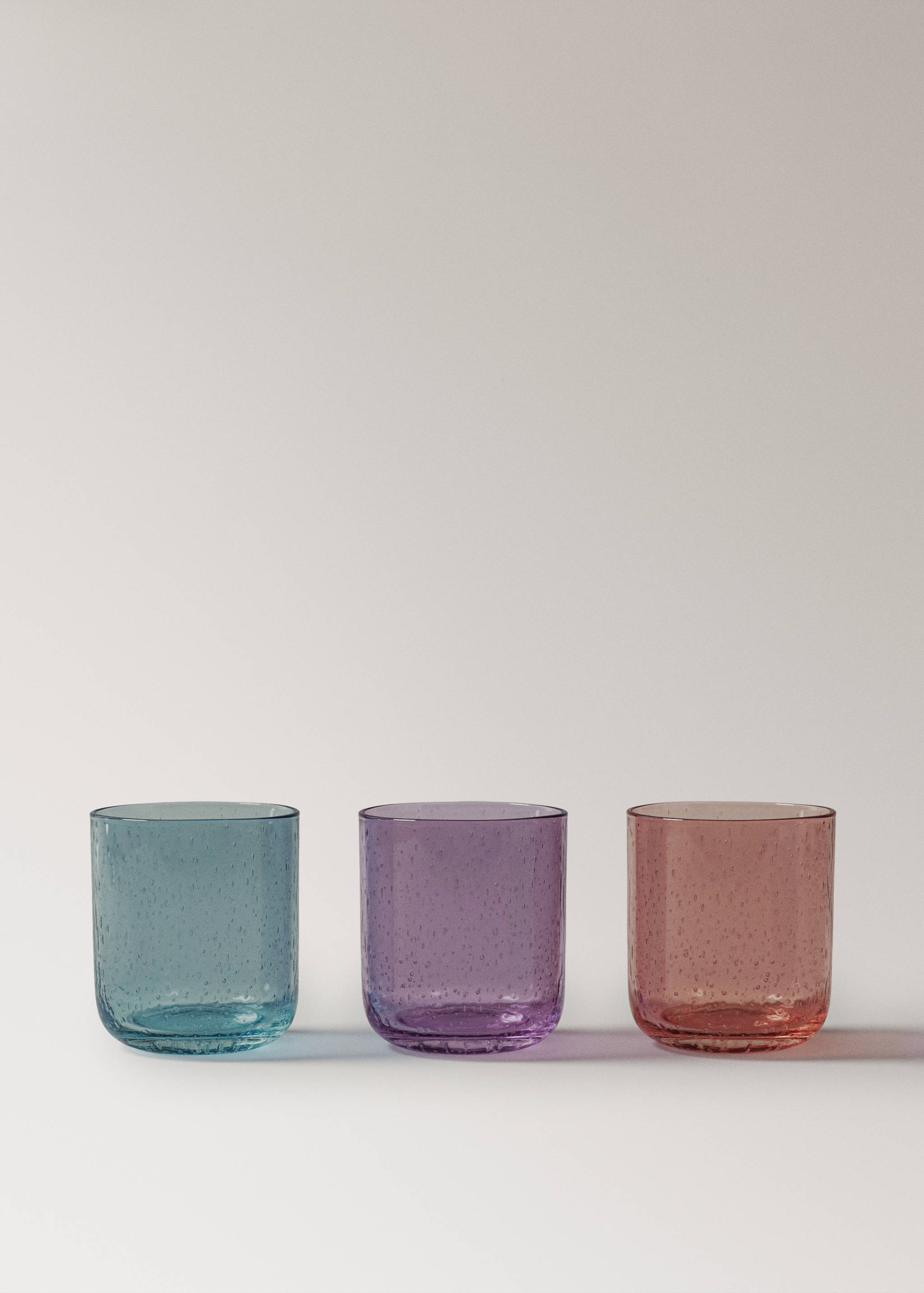 Bubble-design glass vase - Details of the article 3