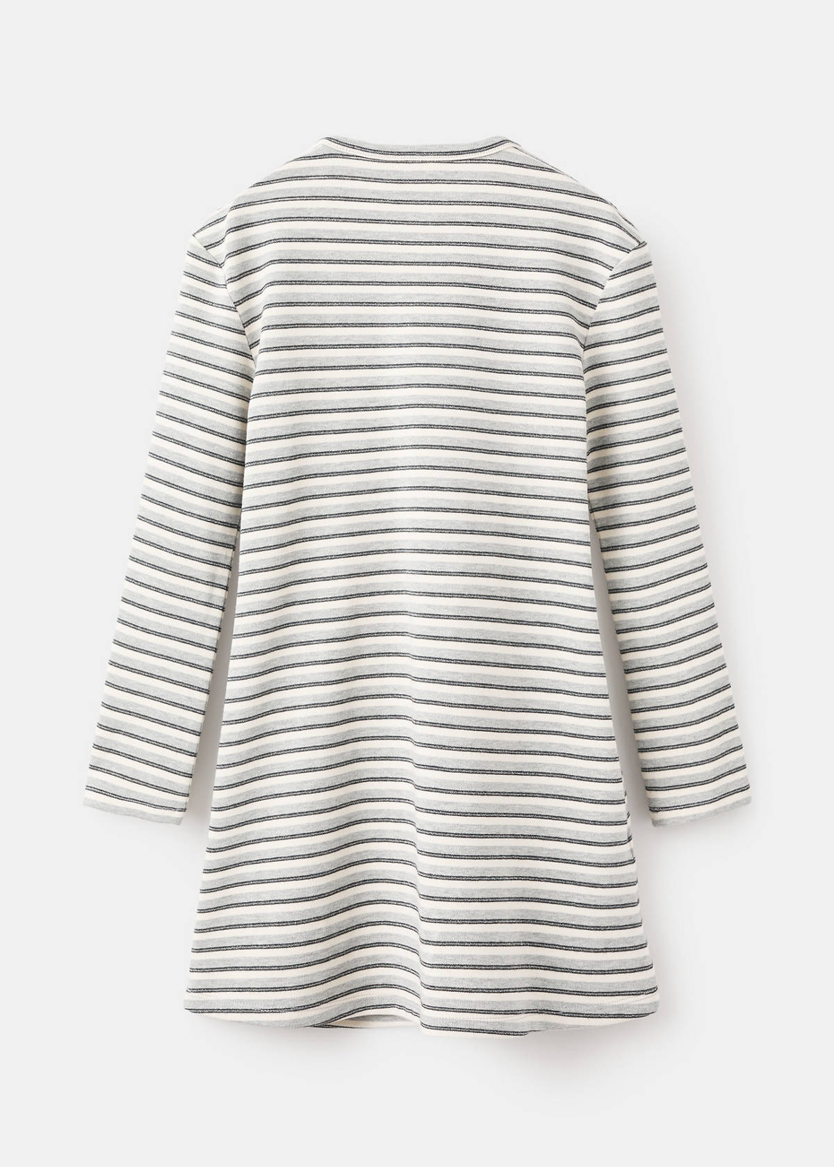 Lurex dress with cut-out — Grey