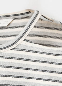 Lurex dress with cut-out — Grey 4