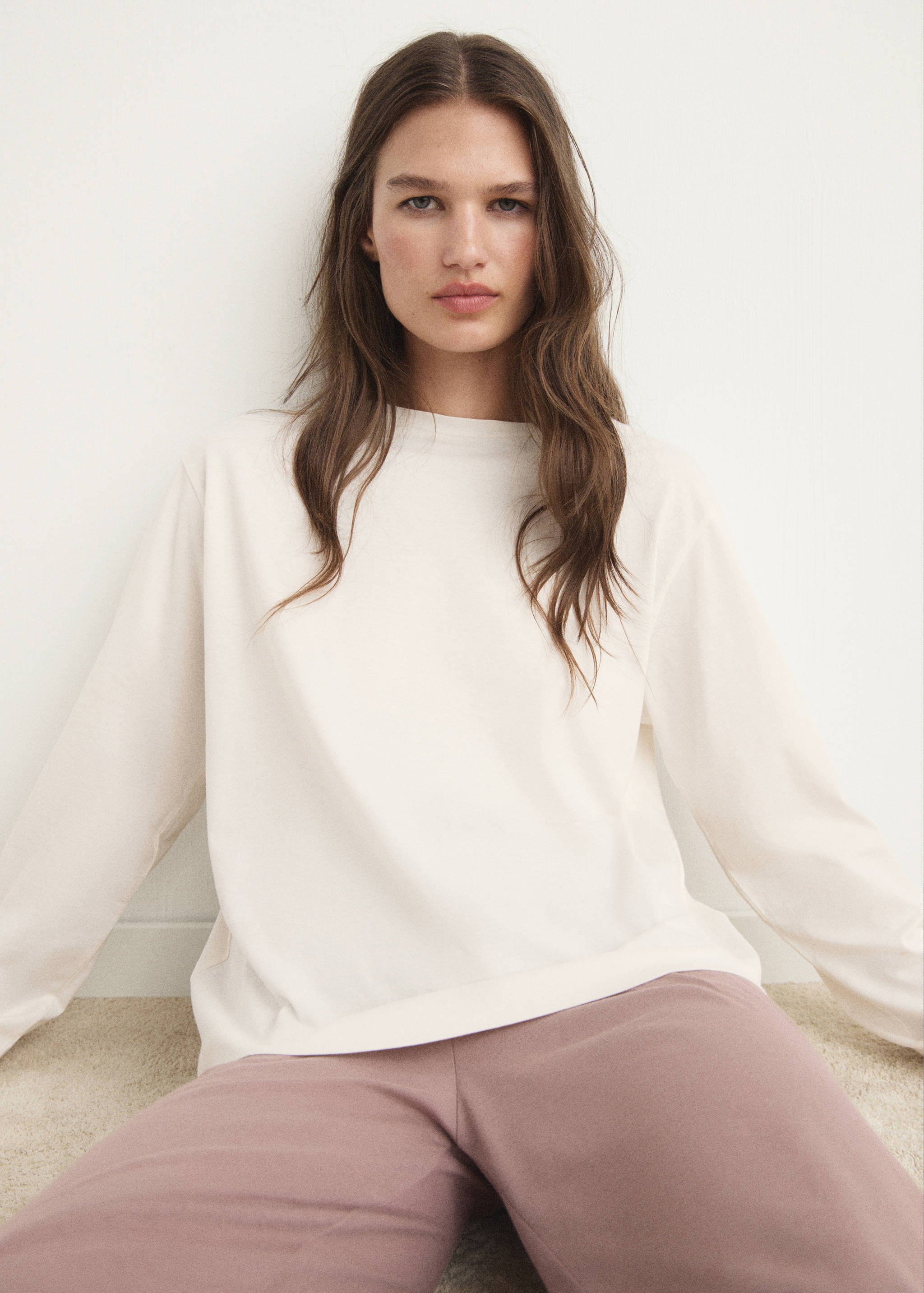 Long-sleeved pyjama t-shirt - Details of the article 2