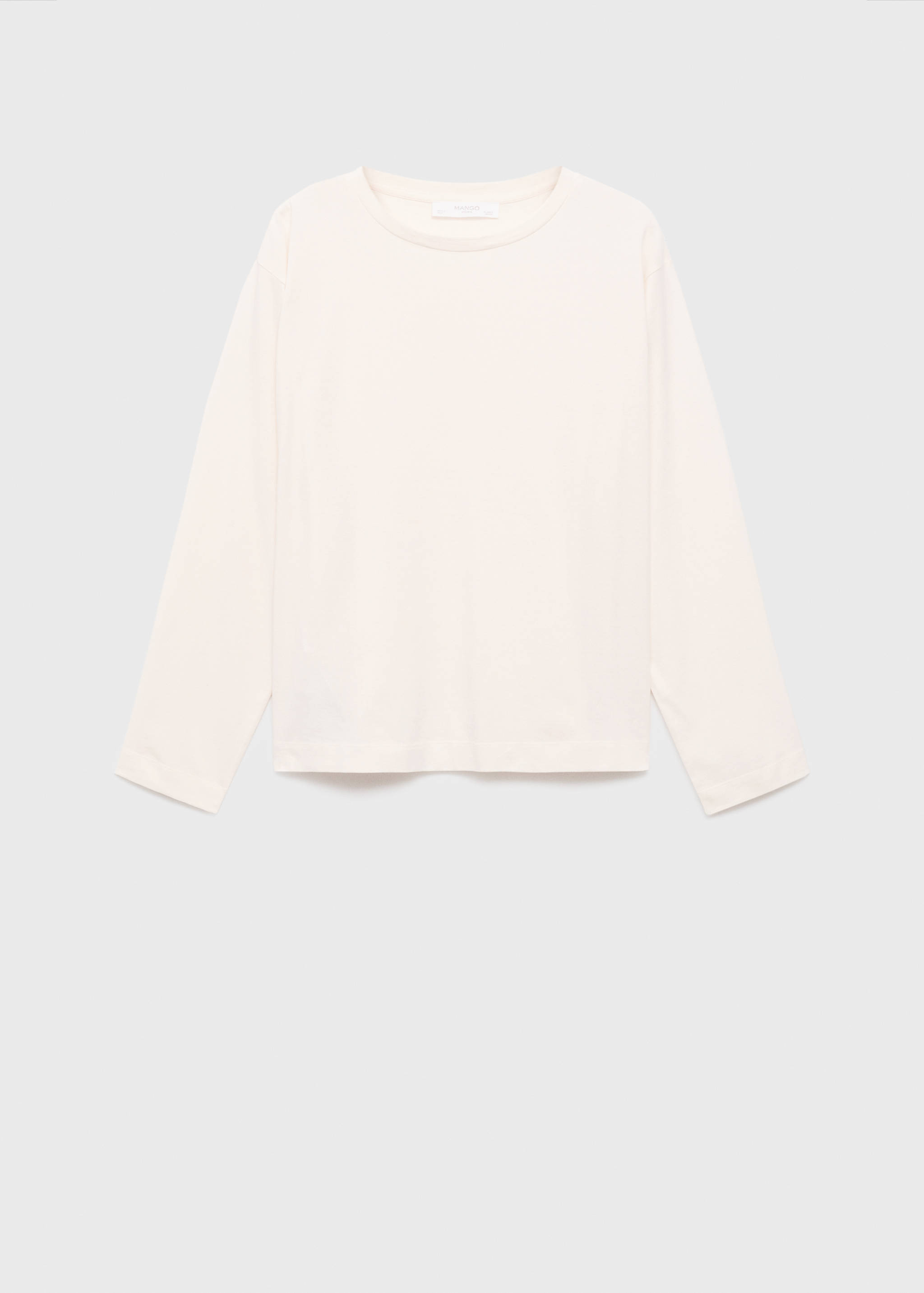 Long-sleeved pyjama t-shirt - Article without model