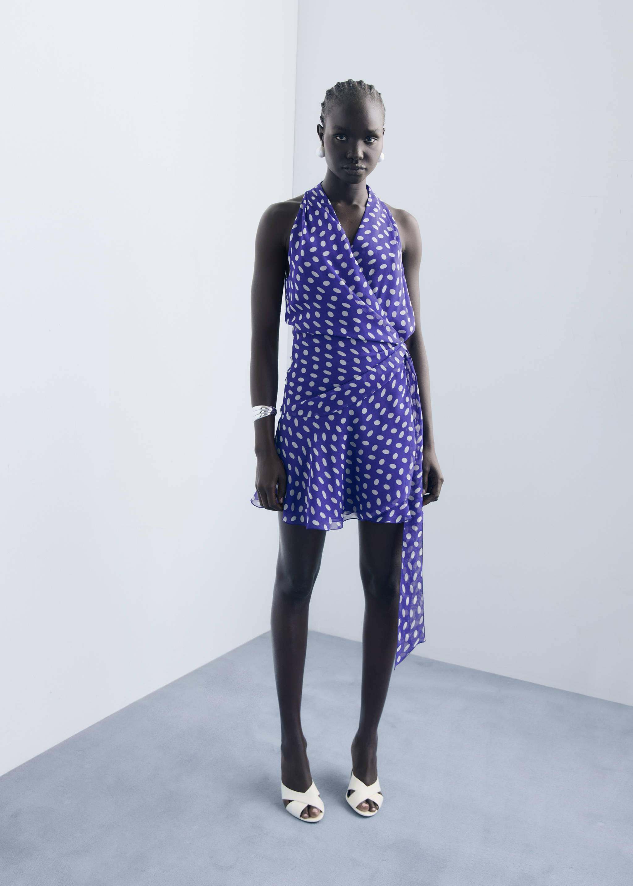 เดรส Wrap ลาย Polka-dot - เครื่องบินทั่วไป