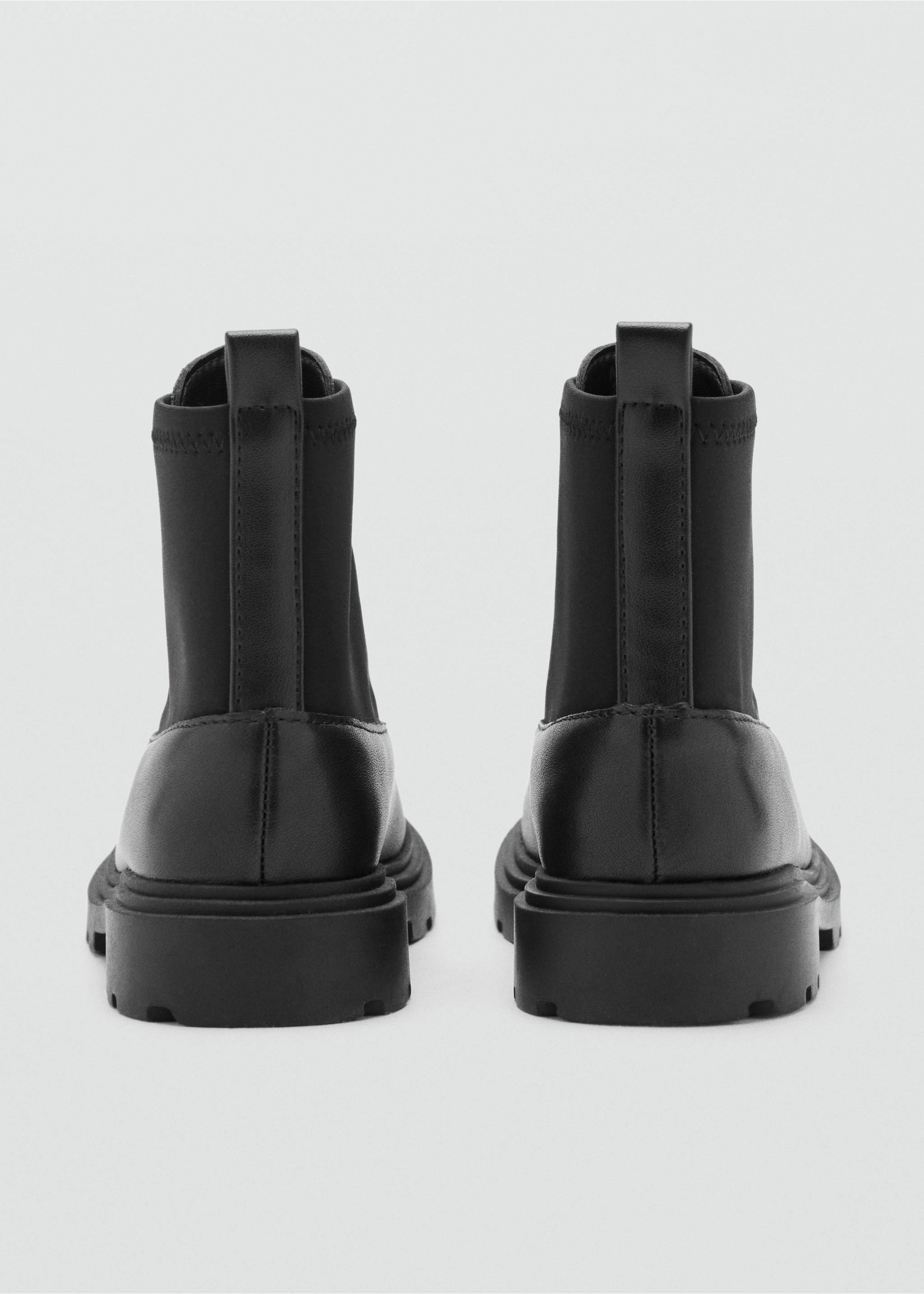 Zipped leather ankle boots - Details of the article 1, Black. Ref: 17044775-00.