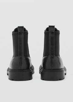 Zipped leather ankle boots — Black 3