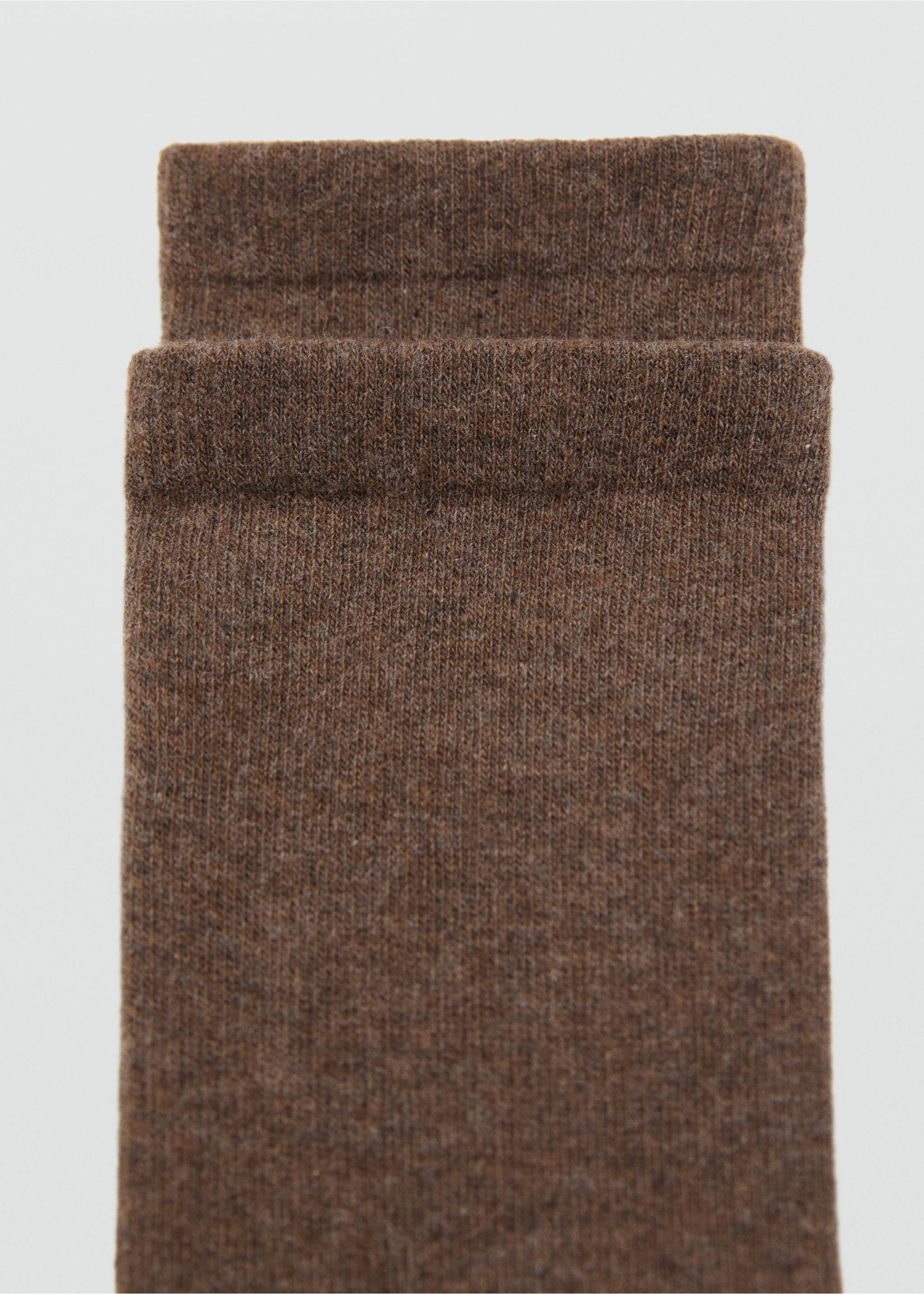 Chaussettes coton - Détail de l'article 1, Chocolat. Ref: 17044777-00.