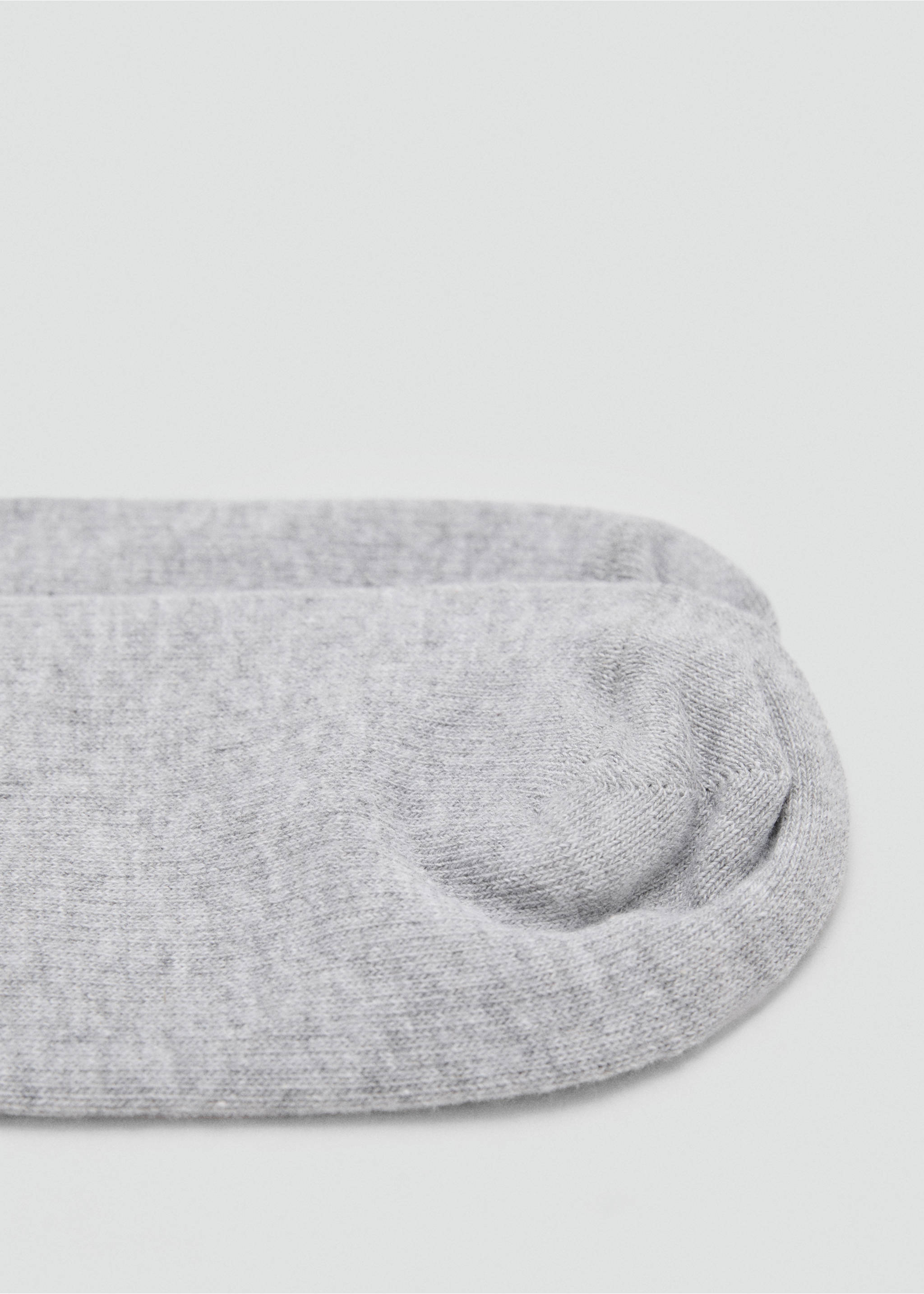 Chaussettes coton - Détail de l'article 1, Gris chiné clair. Ref: 17044777-00.