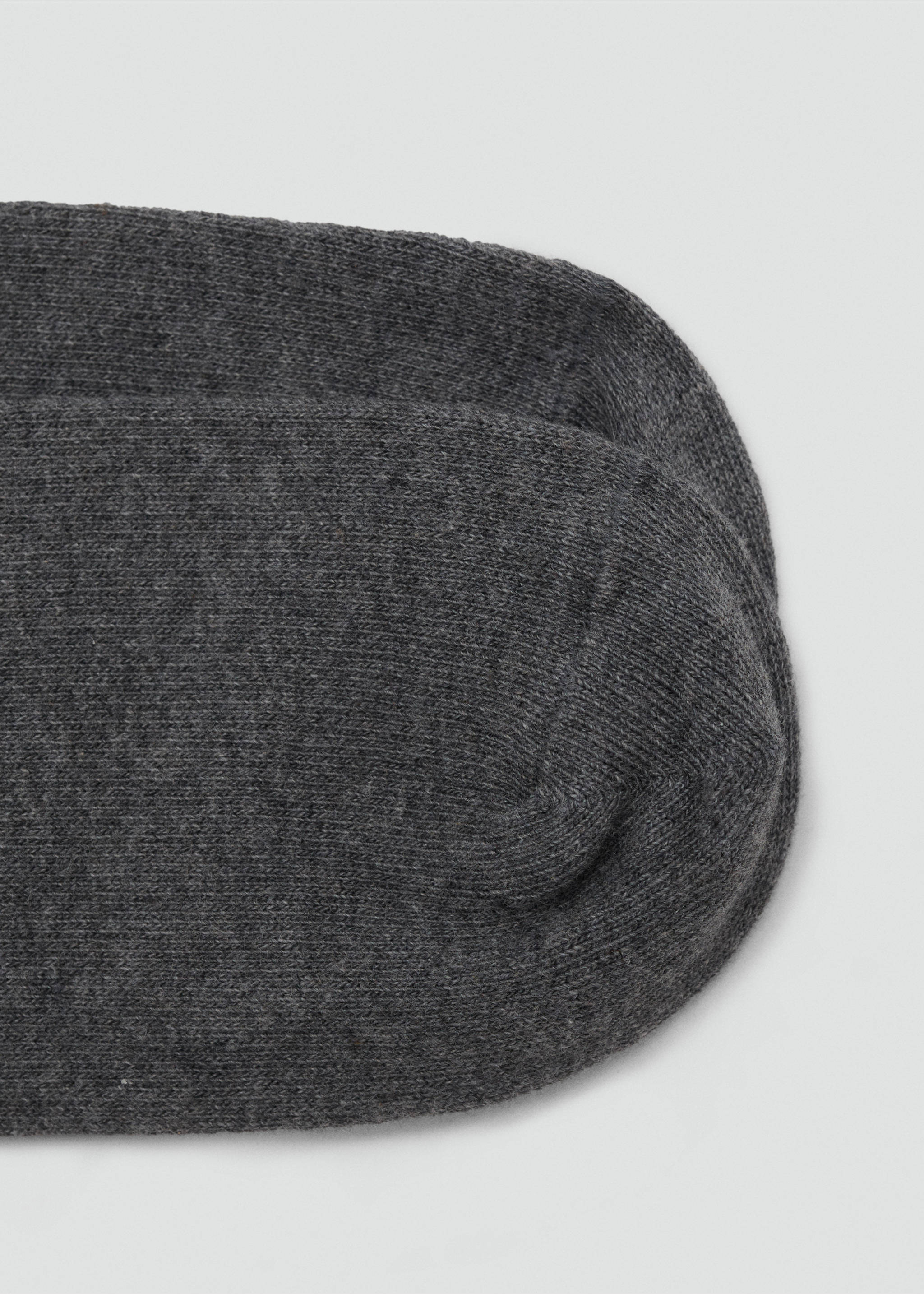 Chaussettes coton - Détail de l'article 1, Gris chiné foncé. Ref: 17044777-00.