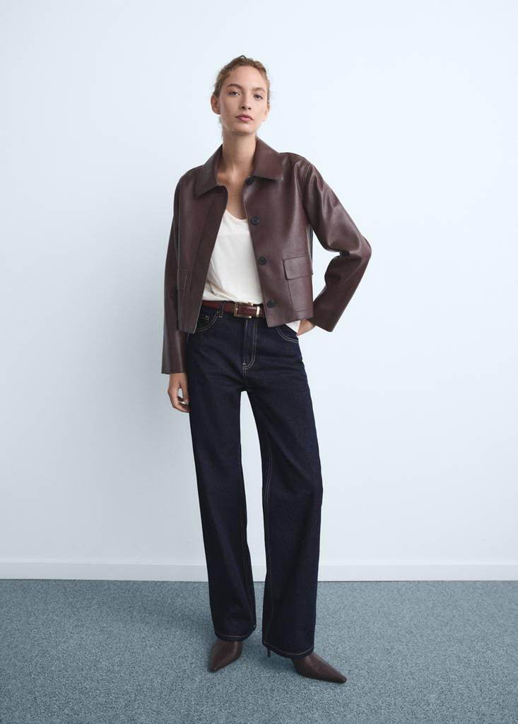 Miami medium-rise straight-fit jeans — Open Blue