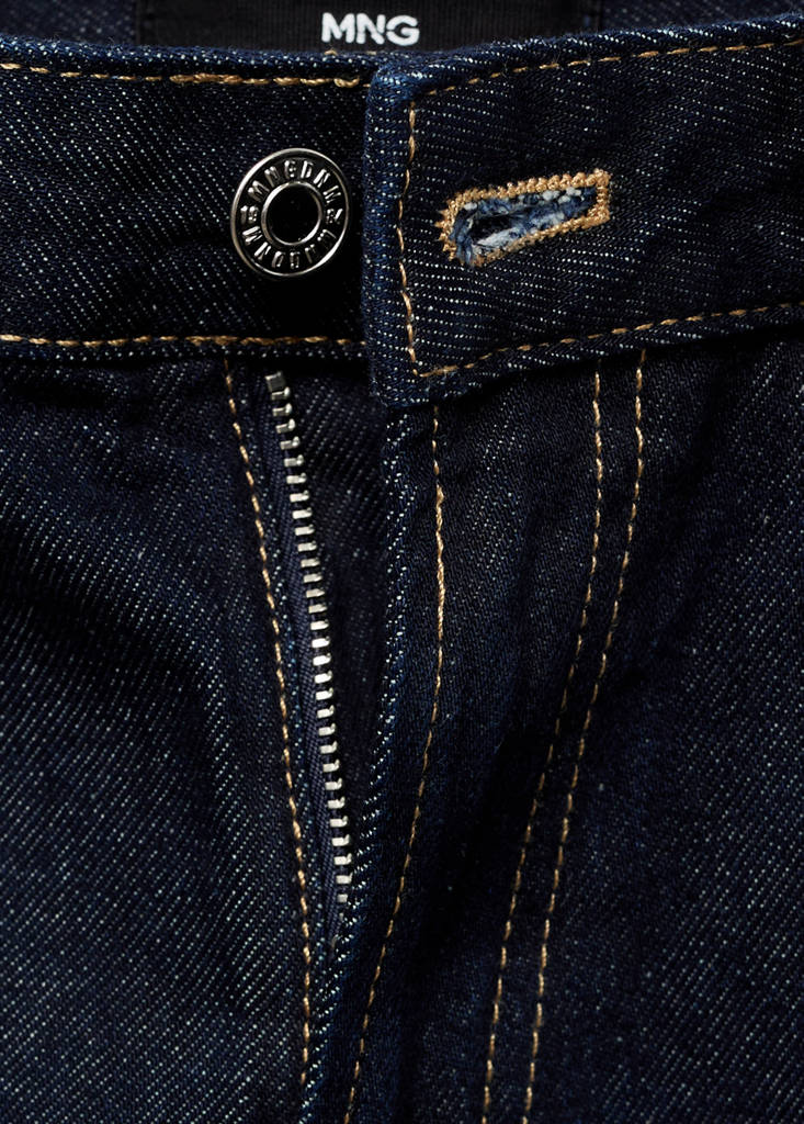 Miami medium-rise straight-fit jeans — Open Blue
